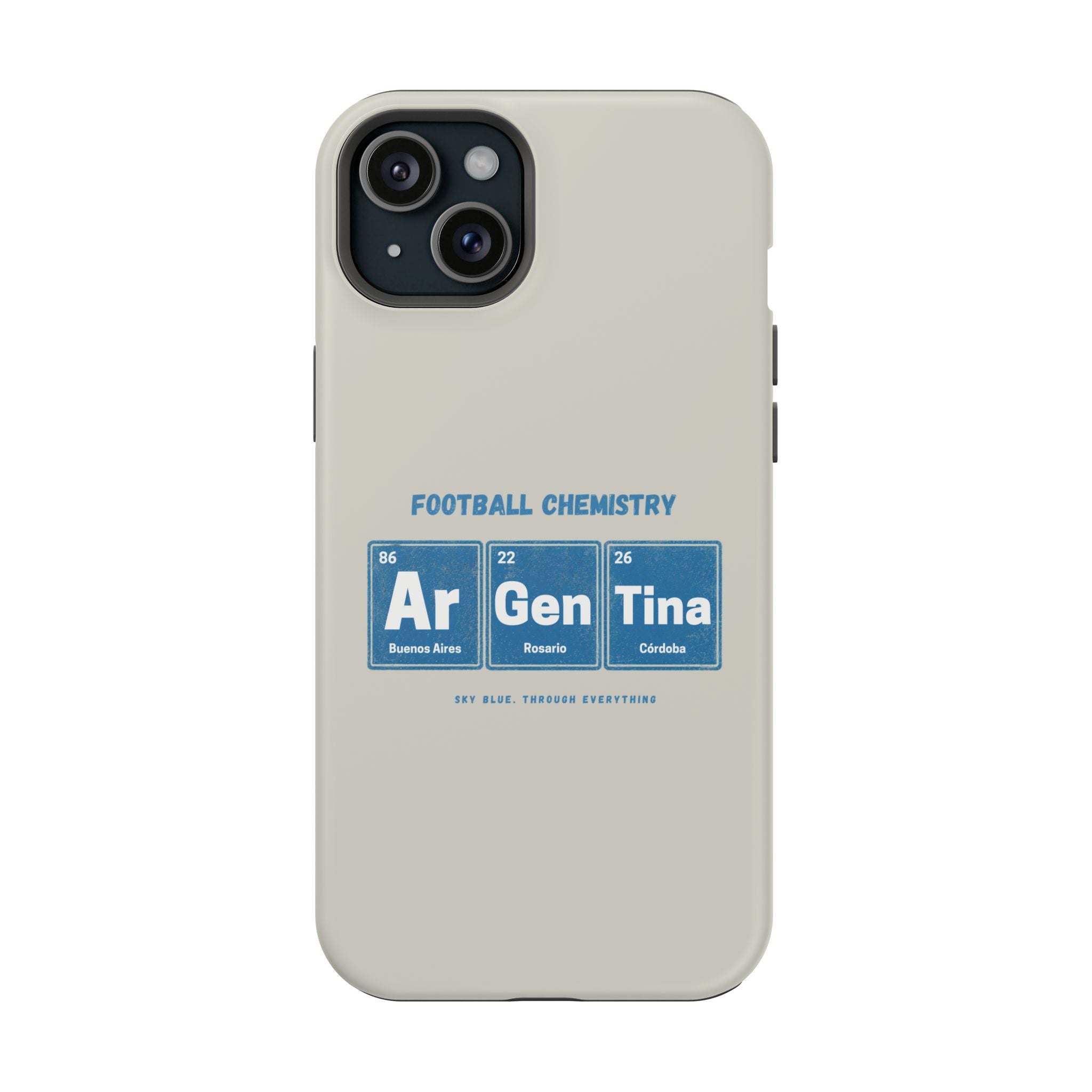 Argentina Football Phone Case | Born in blue and white.