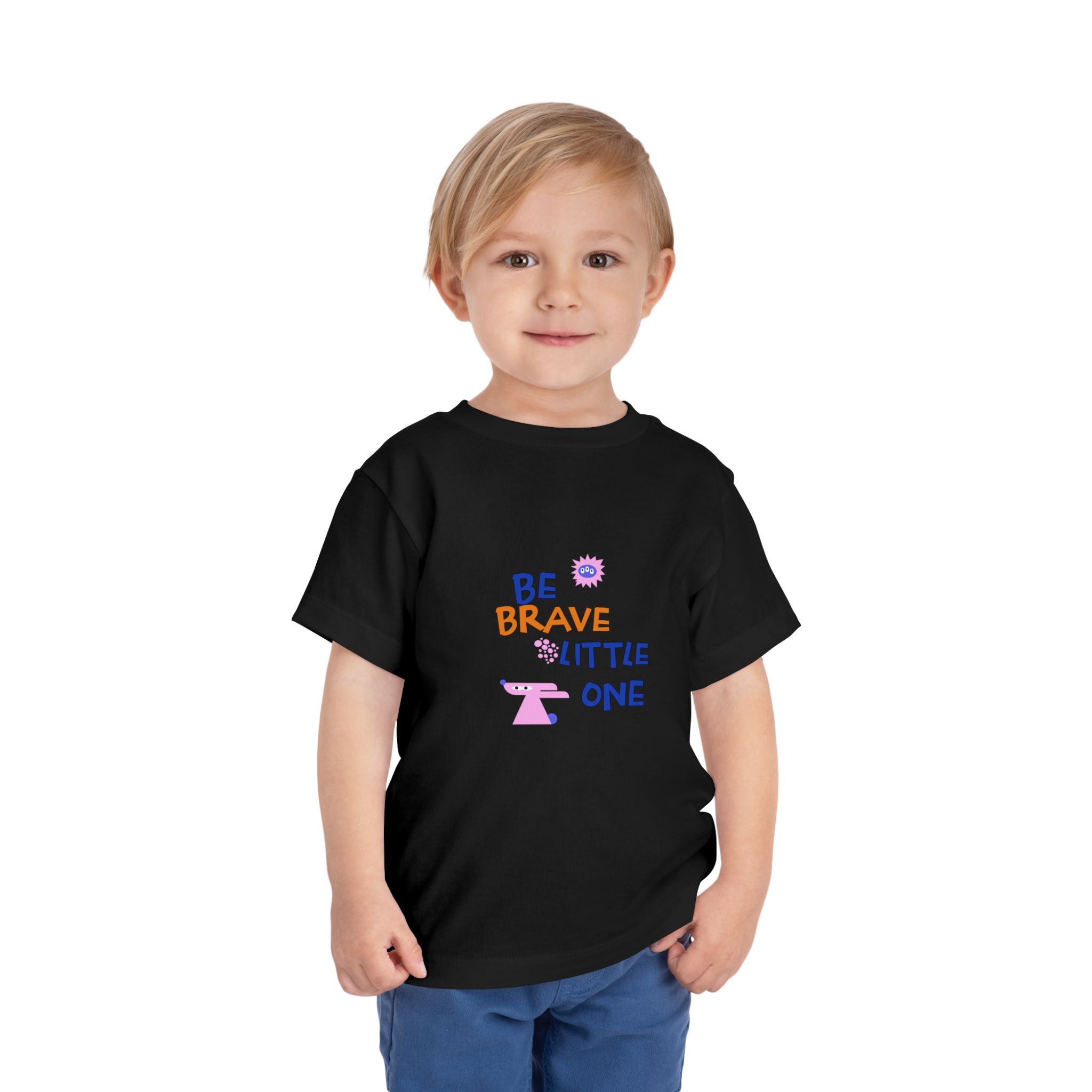 Be Brave Little One | Toddler Motivational Graphic Cute Motivational print T-Shirt