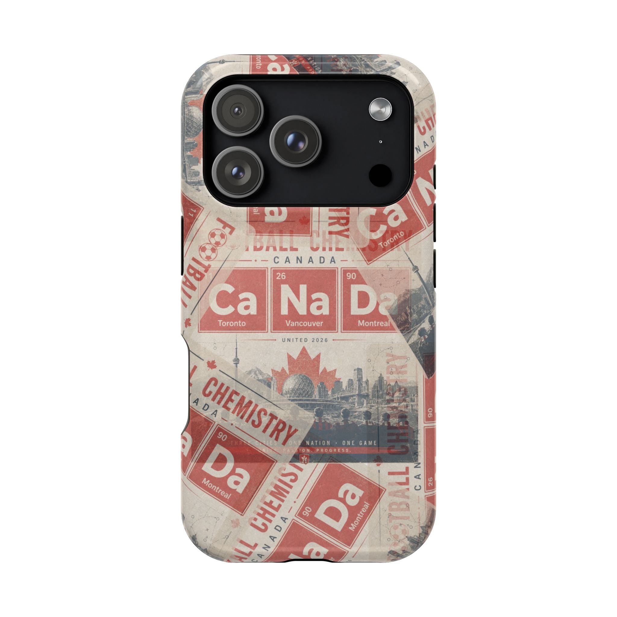 Canada Football Phone Case | Red. The base element.