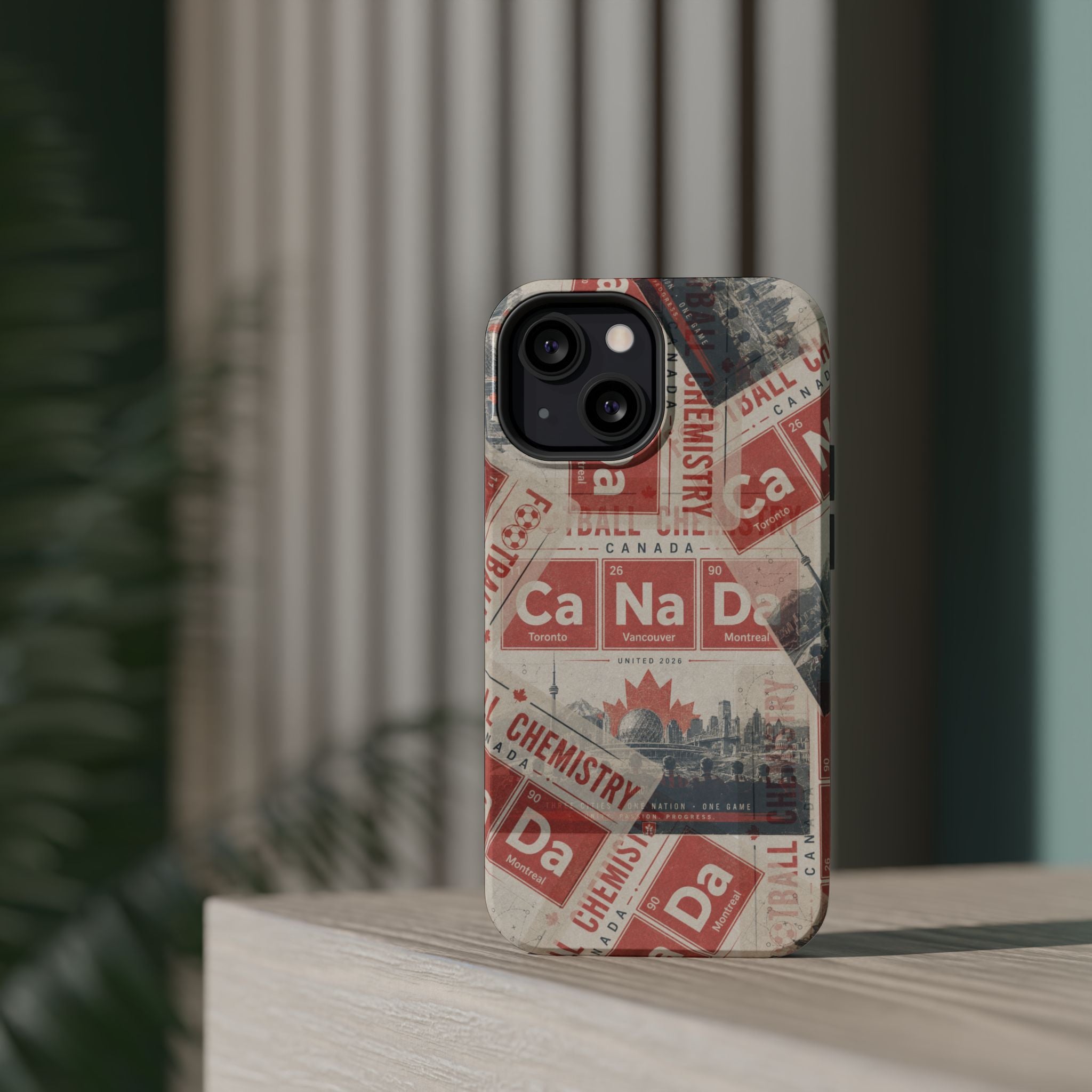 Canada Football Phone Case | Red. The base element.