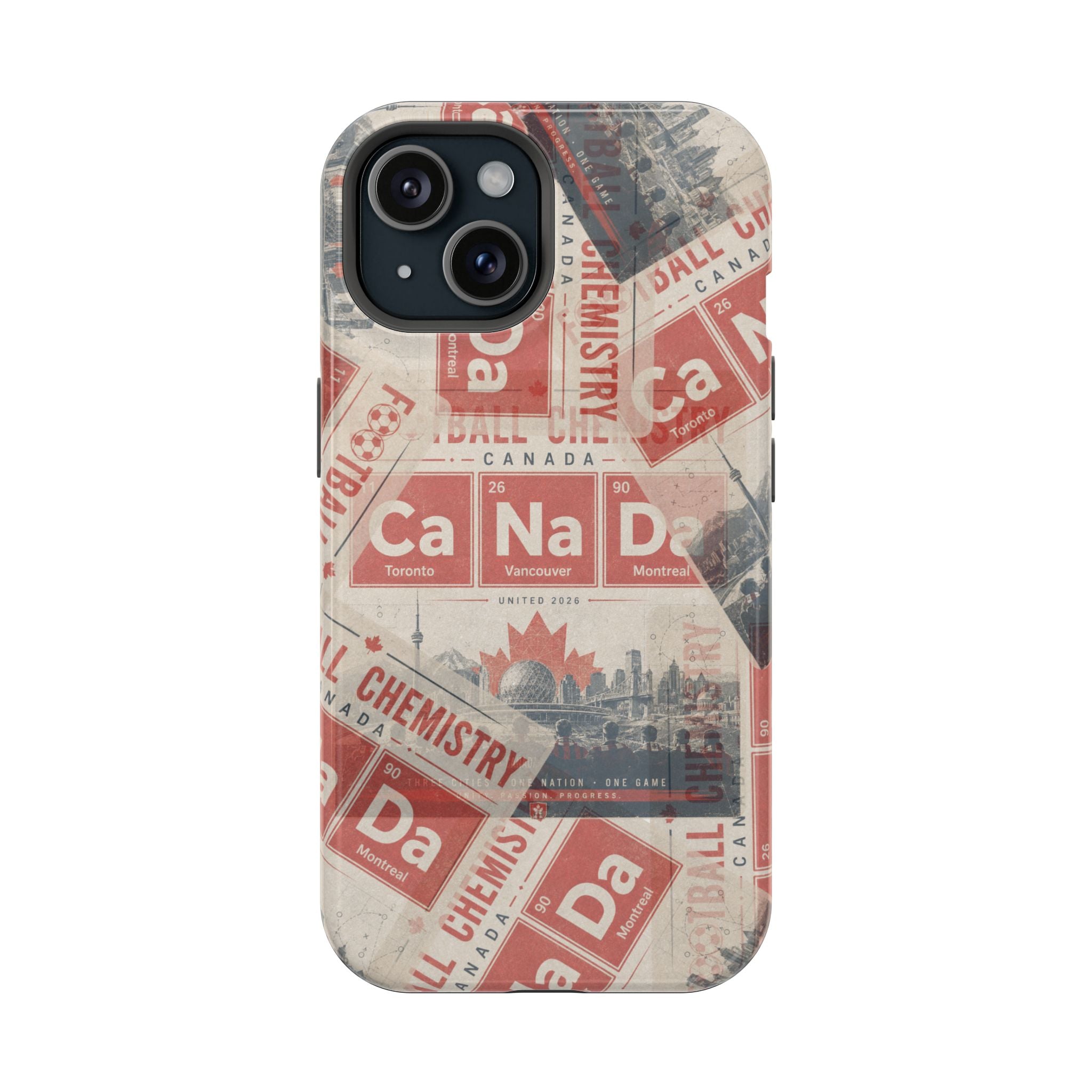 Canada Football Phone Case | Red. The base element.
