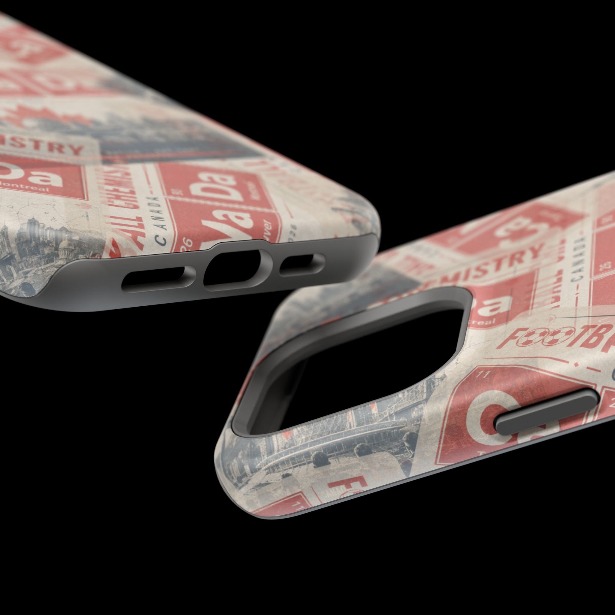 Canada Football Phone Case | Red. The base element.
