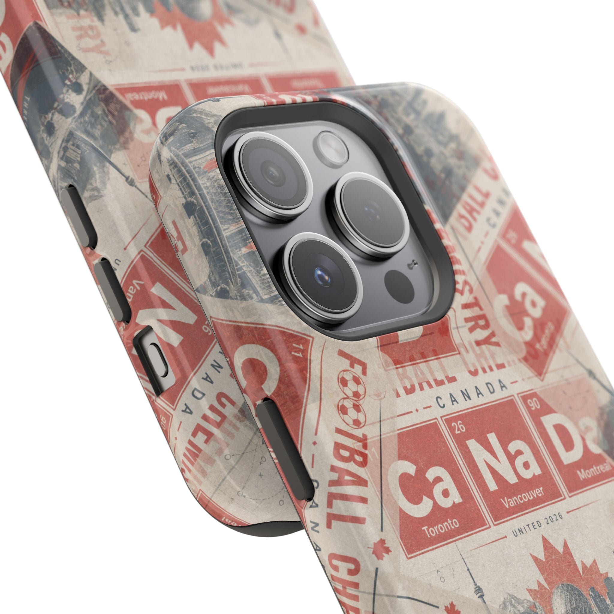 Canada Football Phone Case | Red. The base element.