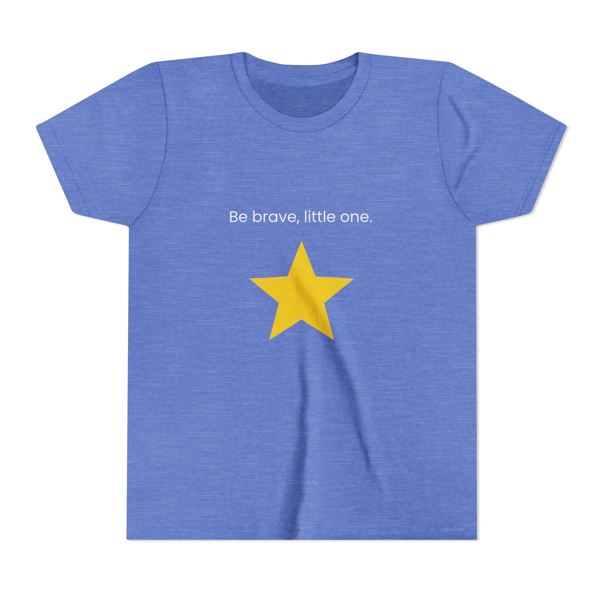 Be Brave Little One | Kids Motivational Graphic Minimalistic Golden Star T-Shirt
