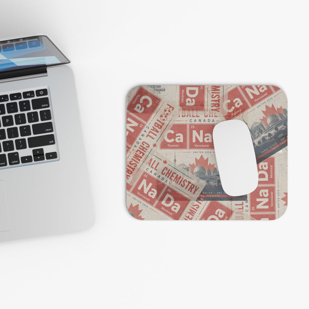Canada Football Mouse Pad | Red. The base element.