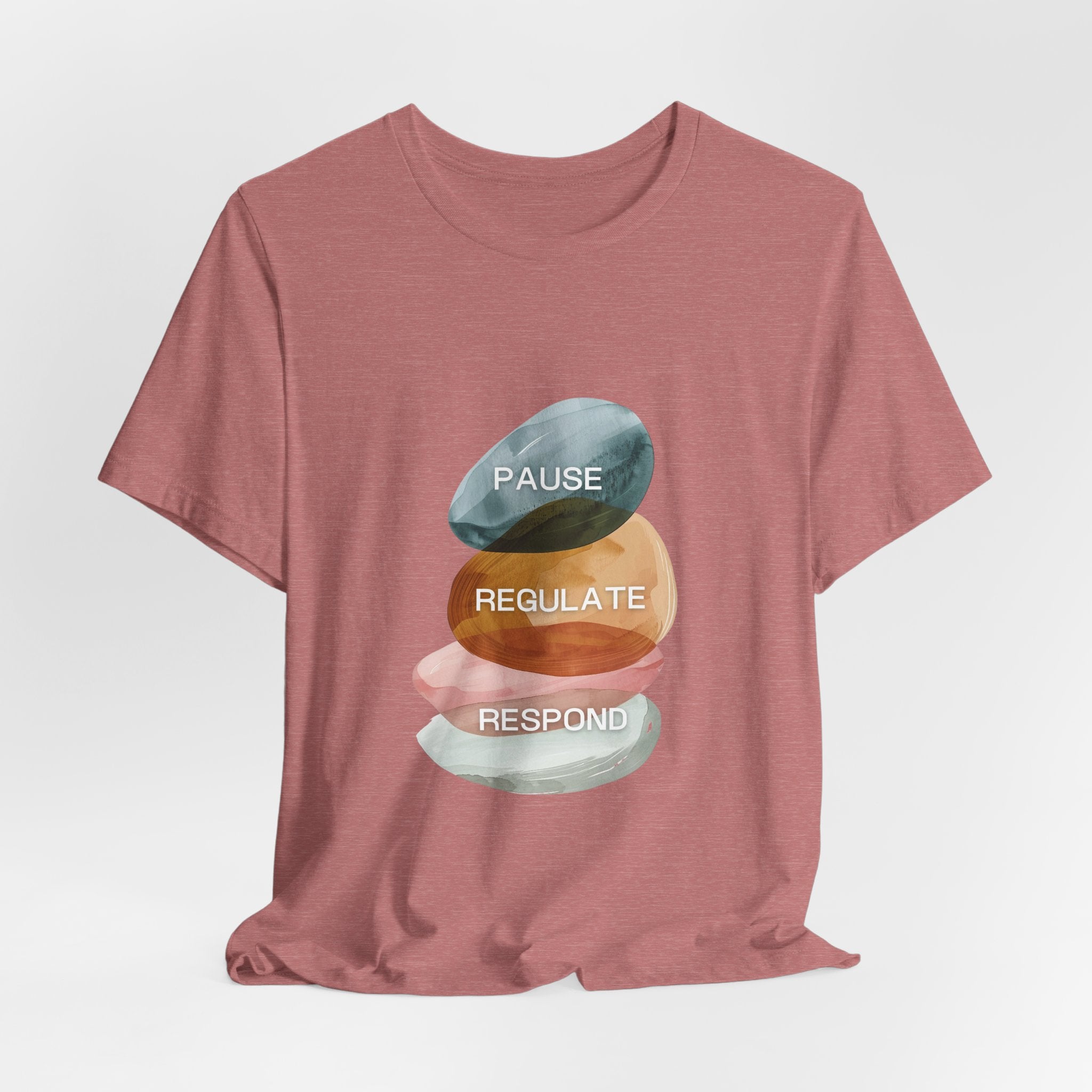 Pause Regulate Respond | Women's Motivational Graphic Vintage Women T-Shirt