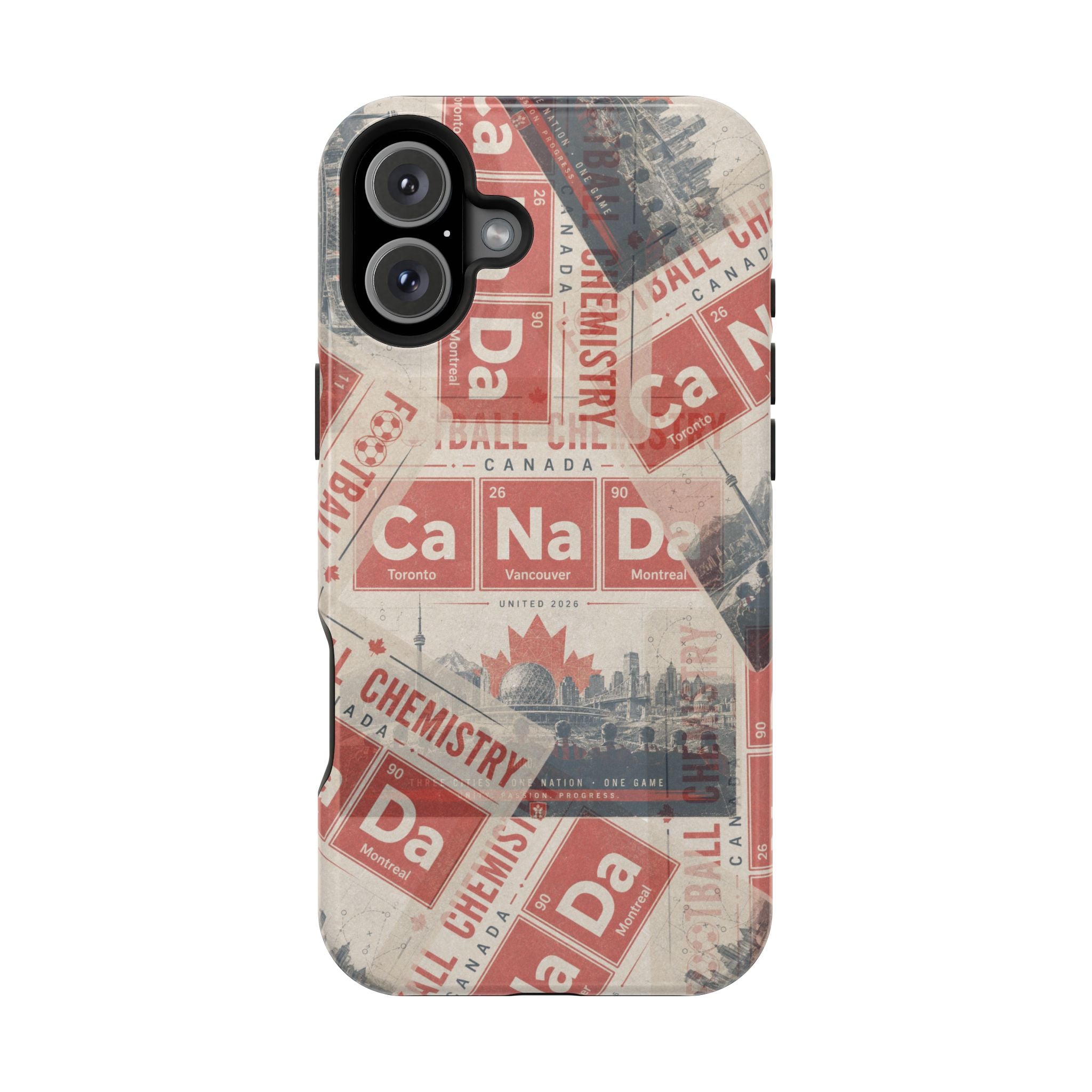Canada Football Phone Case | Red. The base element.