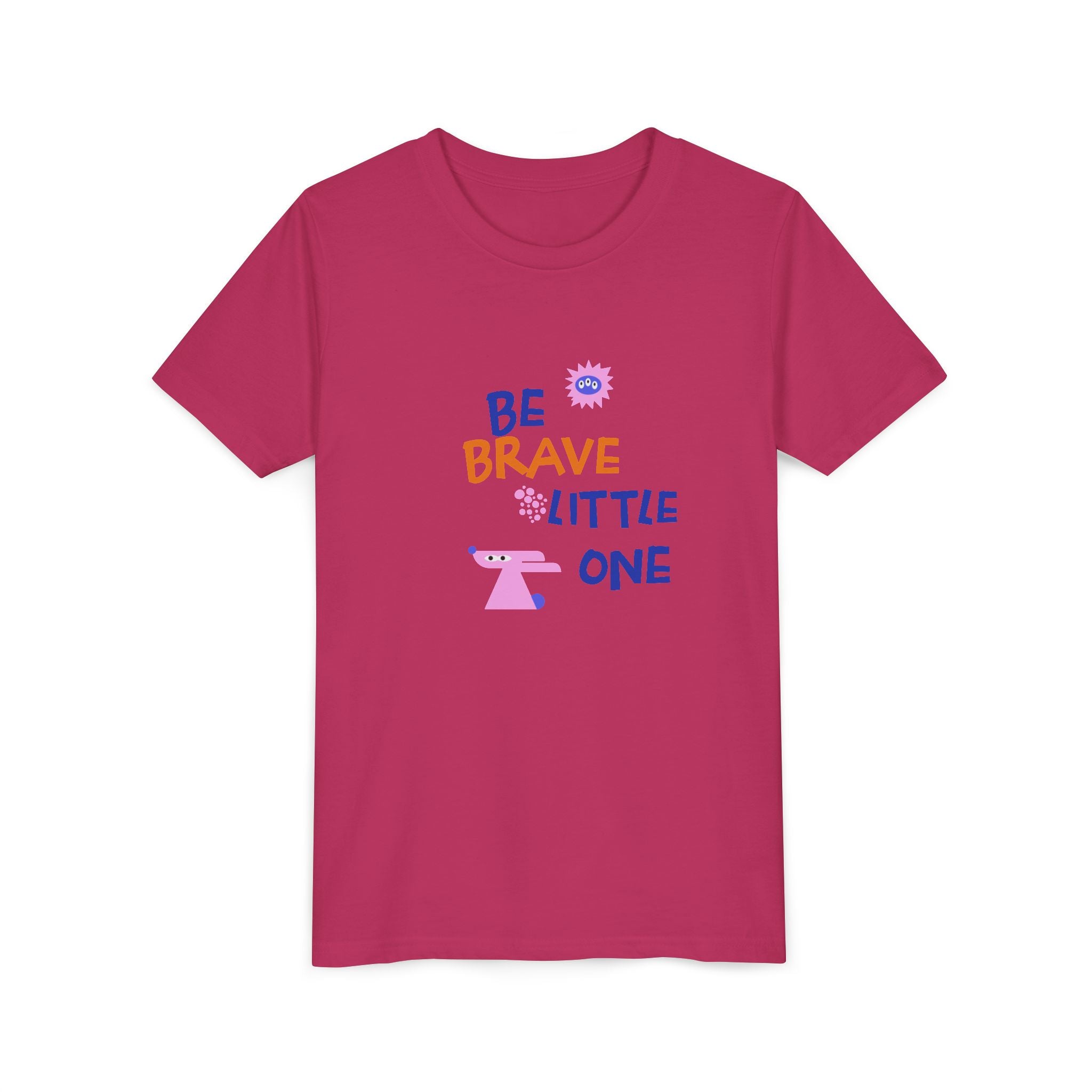 Be Brave Little One | Kids Motivational Graphic Cute Motivational print T-Shirt