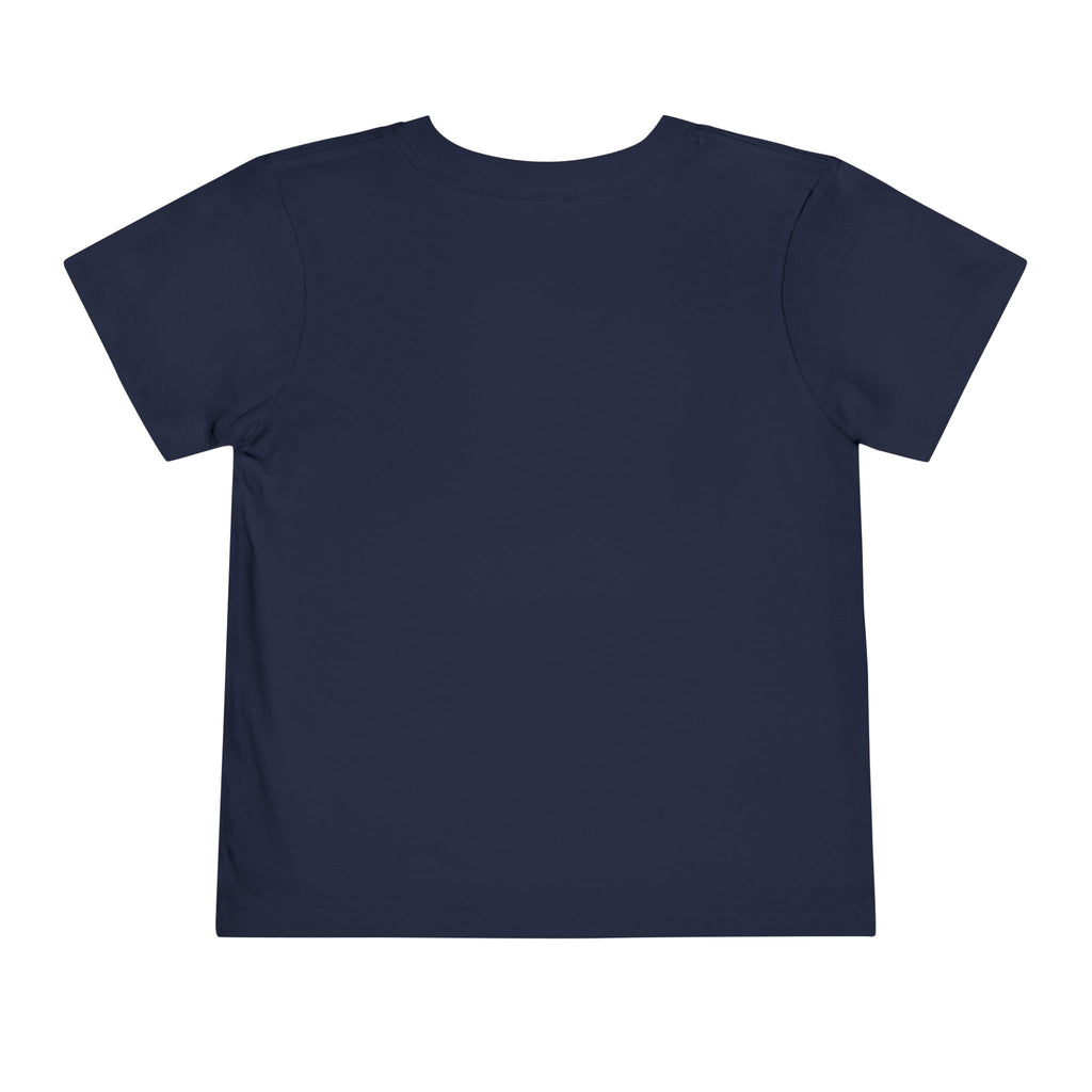 Be Brave Little One | Toddler Motivational Graphic White and Gold Star badge T-Shirt