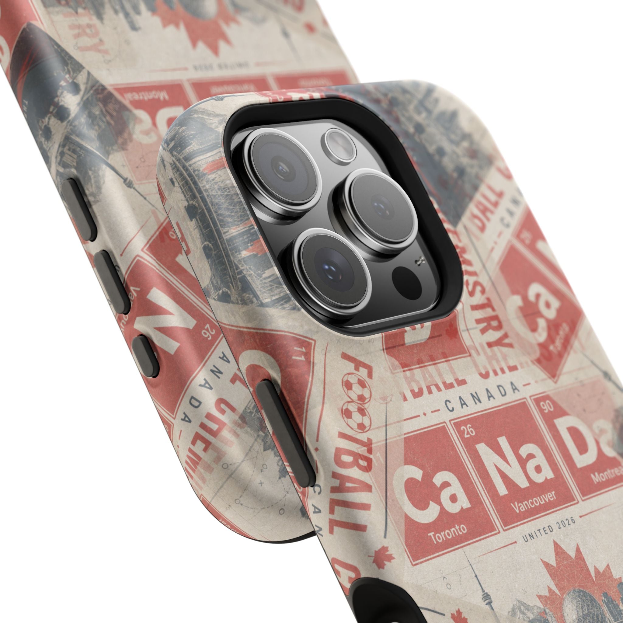 Canada Football Phone Case | Red. The base element.