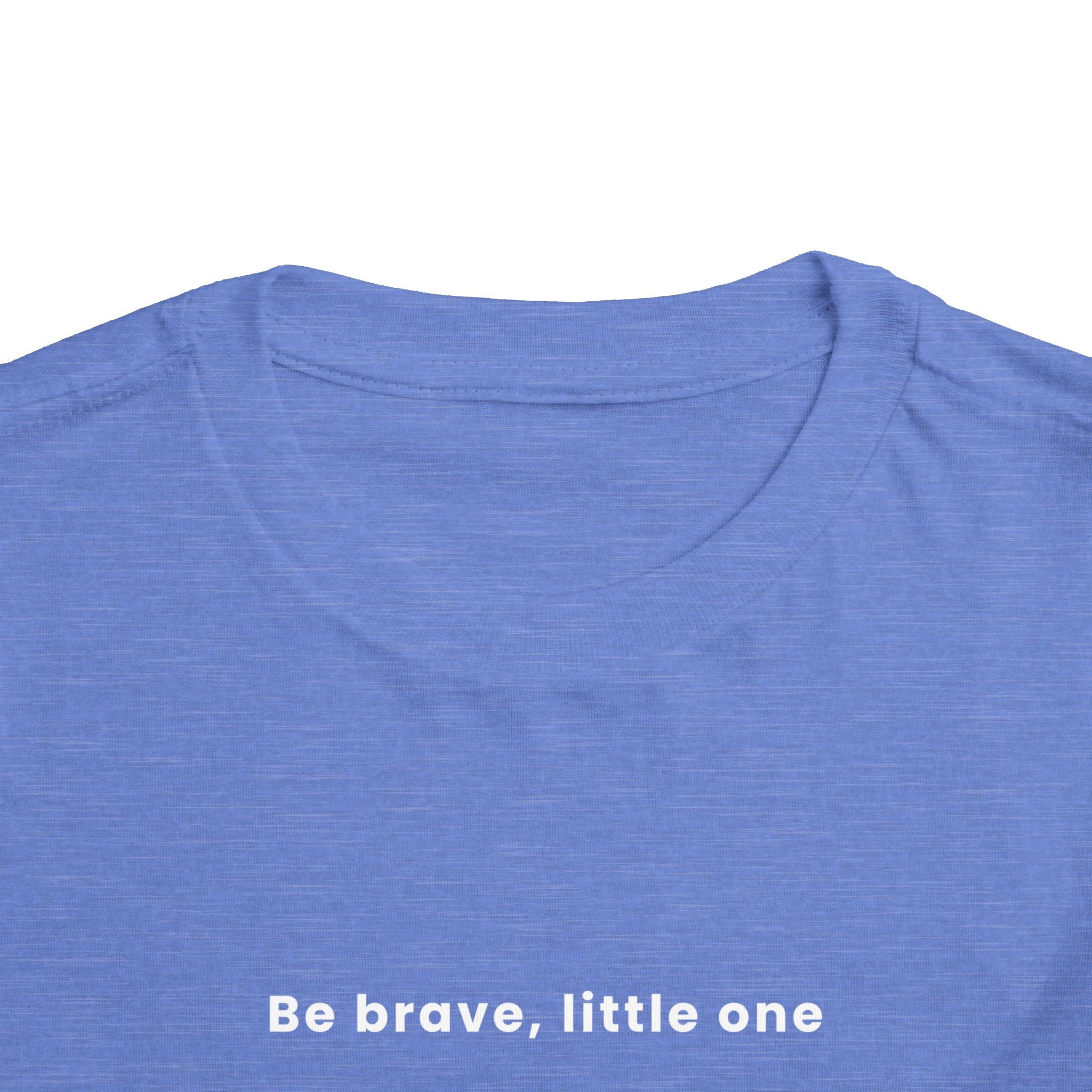 Be Brave Little One | Toddler Motivational Graphic Handdrawn Star T-Shirt