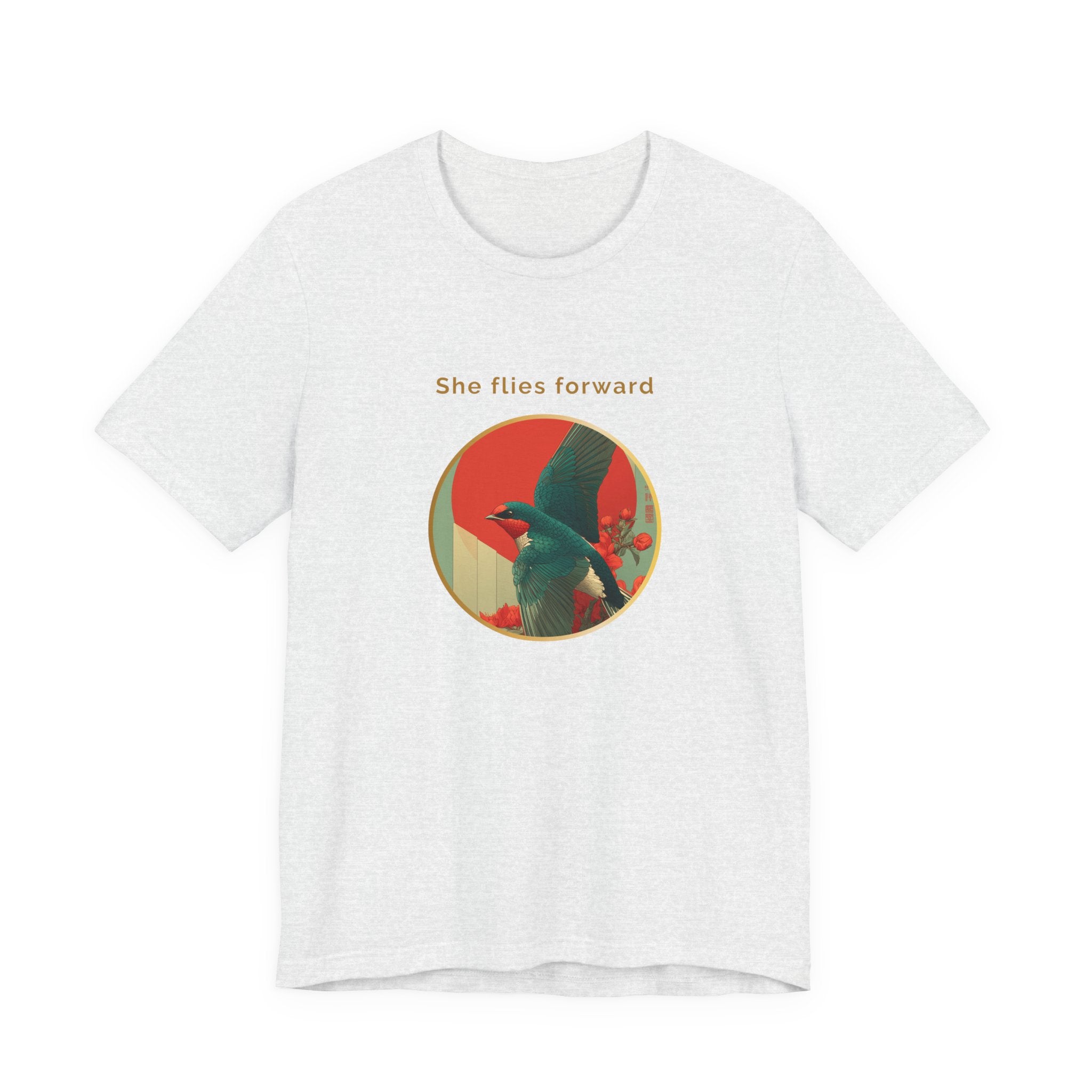 She Flies Forward | Women's Motivational Graphic Forward Flight T-shirt