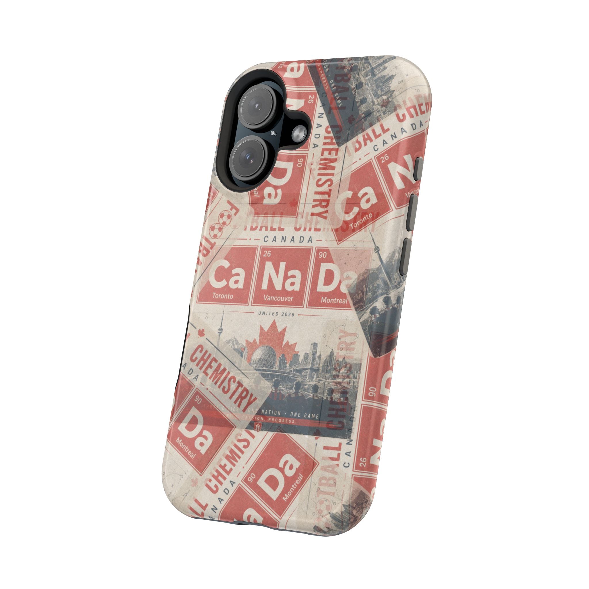 Canada Football Phone Case | Red. The base element.