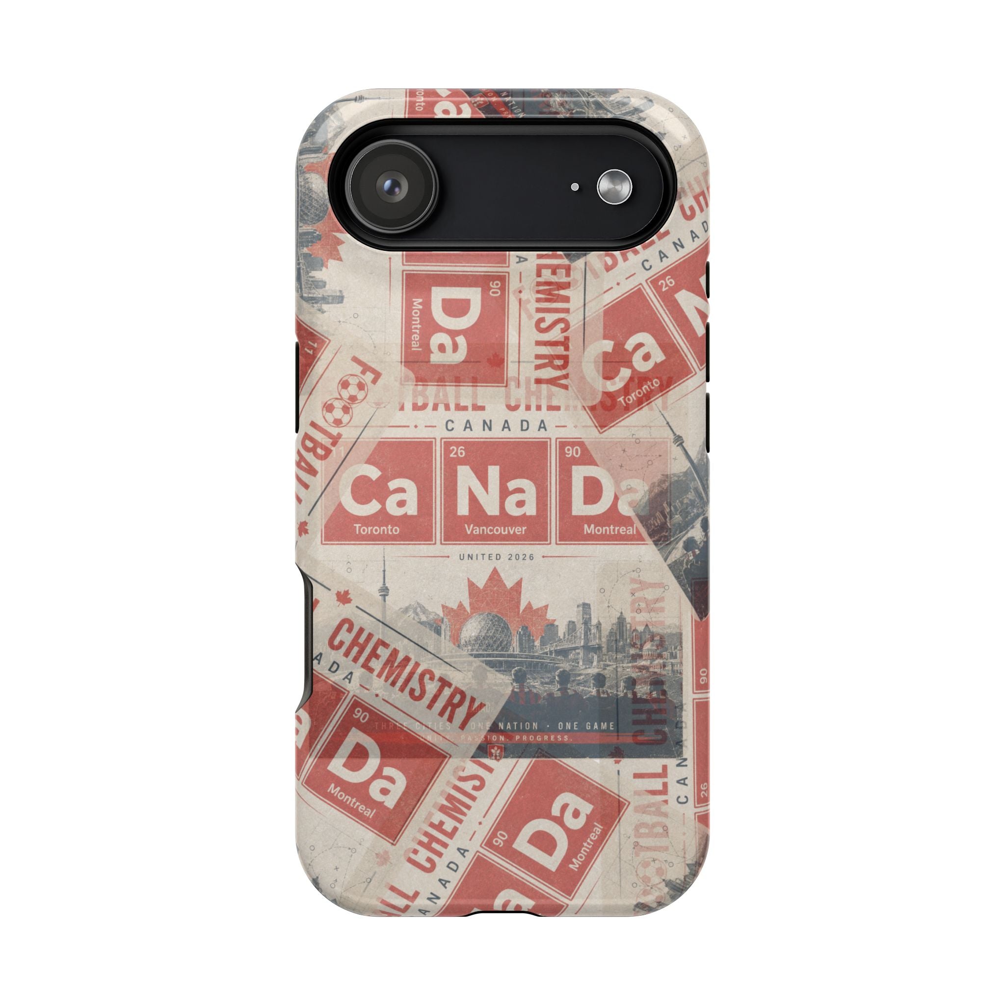 Canada Football Phone Case | Red. The base element.