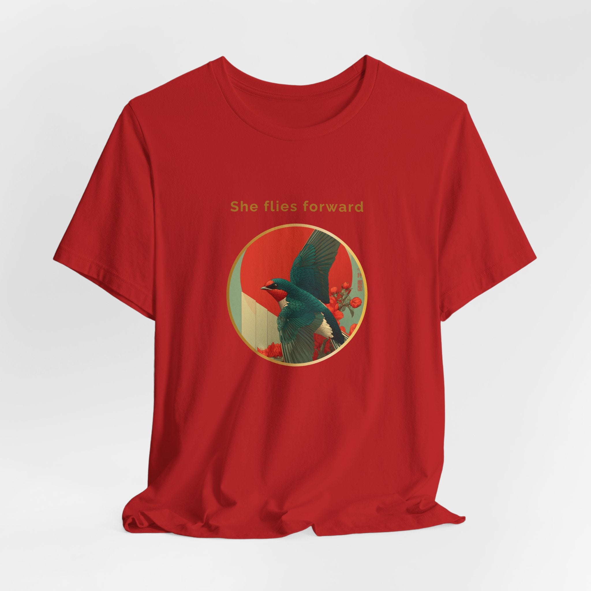 She Flies Forward | Women's Motivational Graphic Forward Flight T-shirt