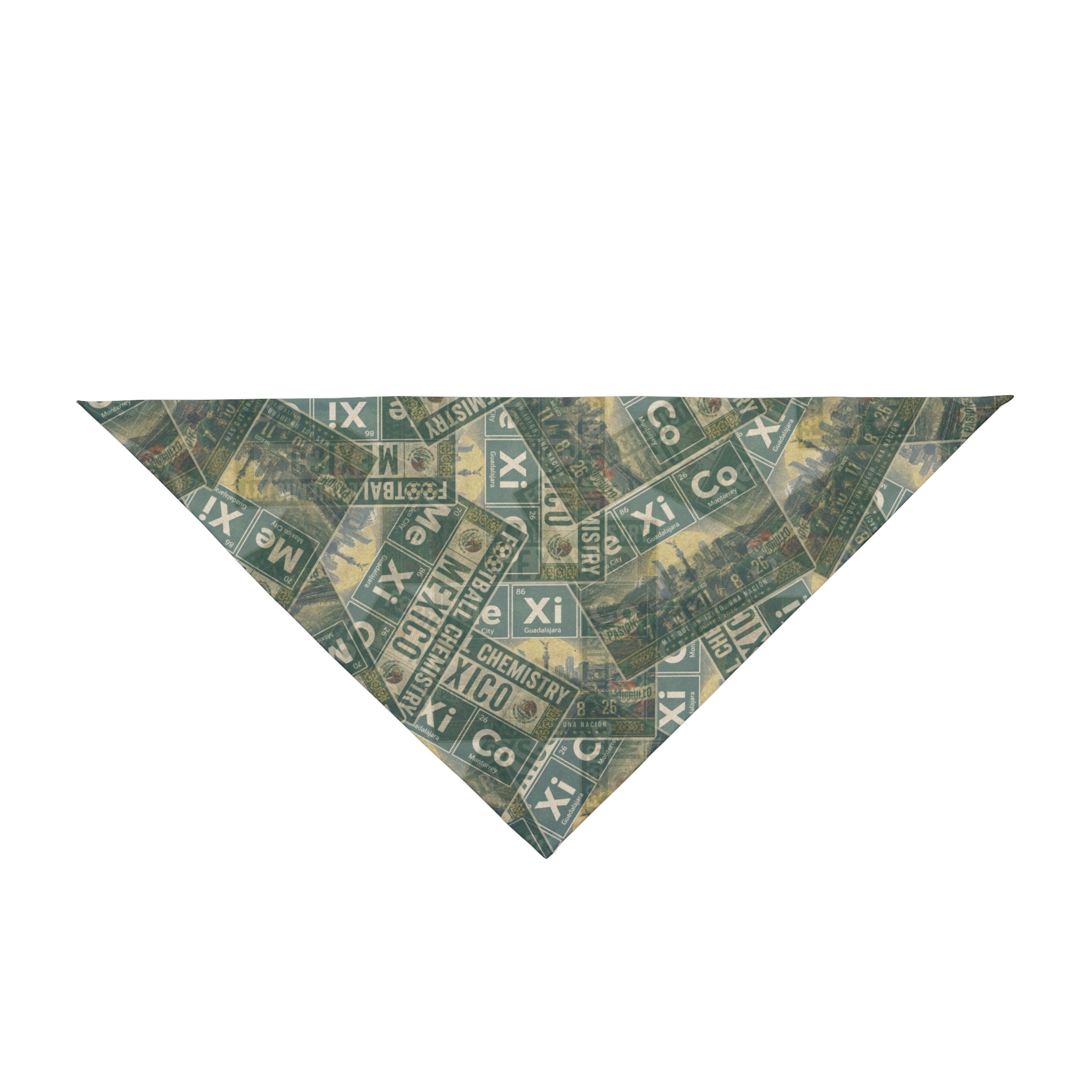 Mexico Football Pet Bandana | Editorial Classic Edition