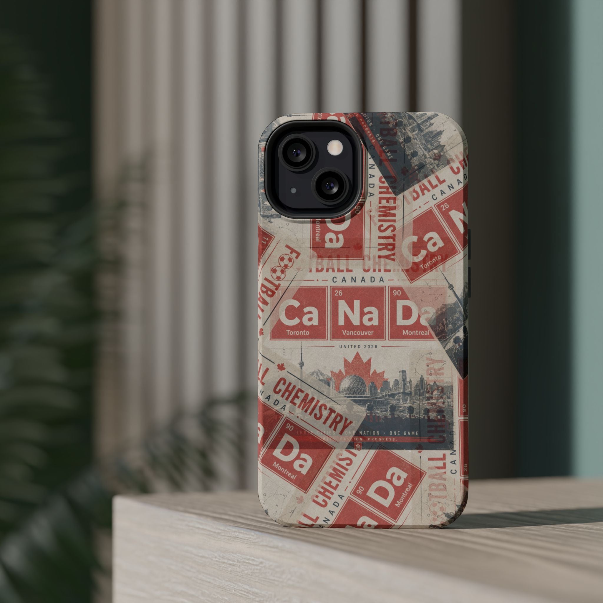 Canada Football Phone Case | Red. The base element.