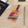 She Flies Forward Luggage Tag | Motivational Graphic Soft Ascent