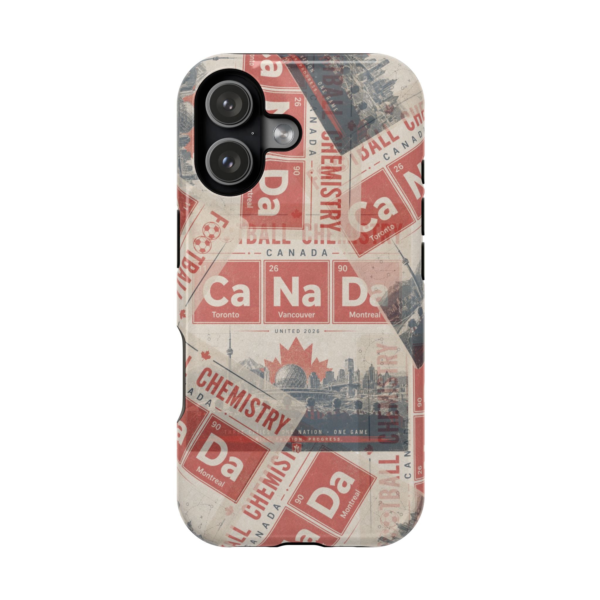 Canada Football Phone Case | Red. The base element.