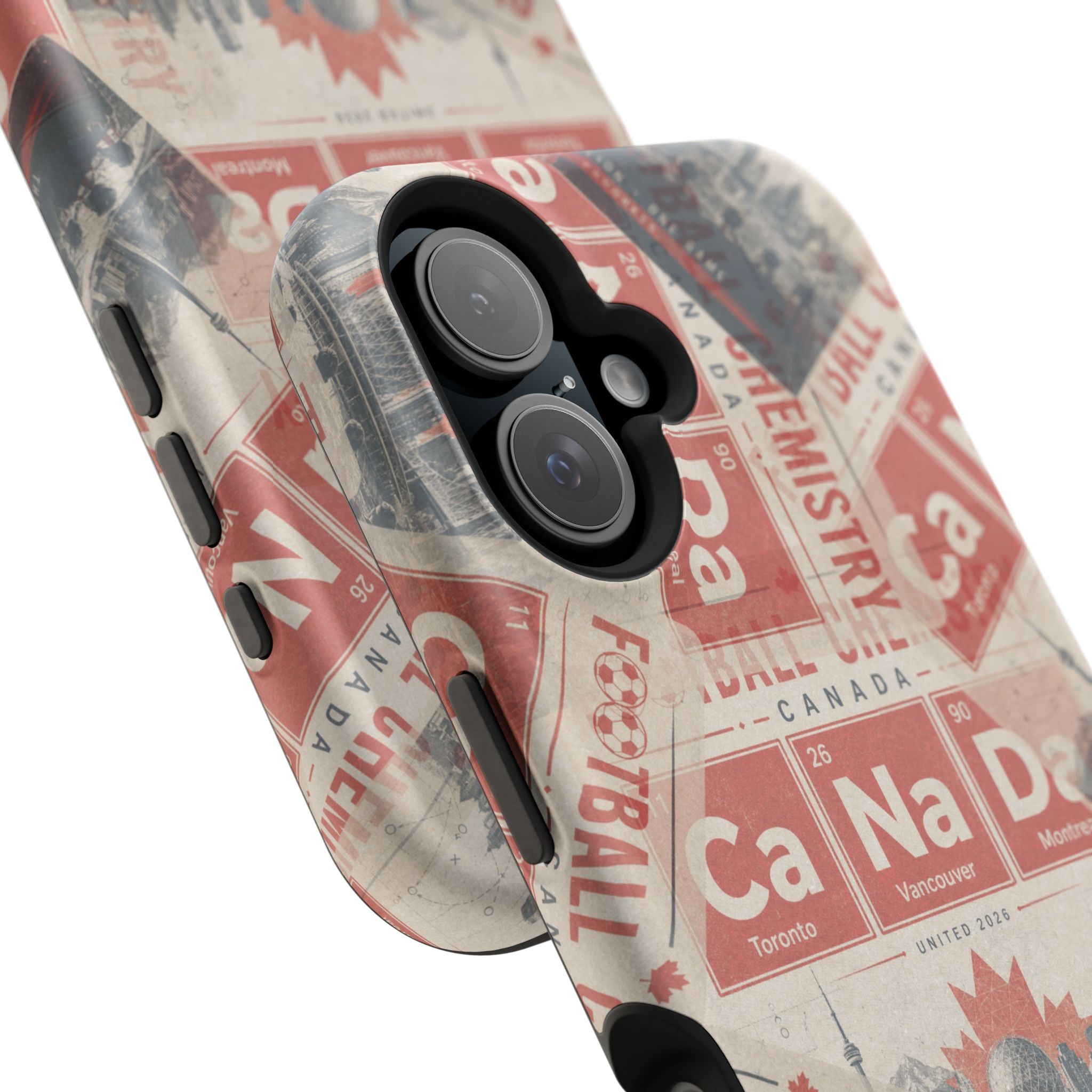 Canada Football Phone Case | Red. The base element.