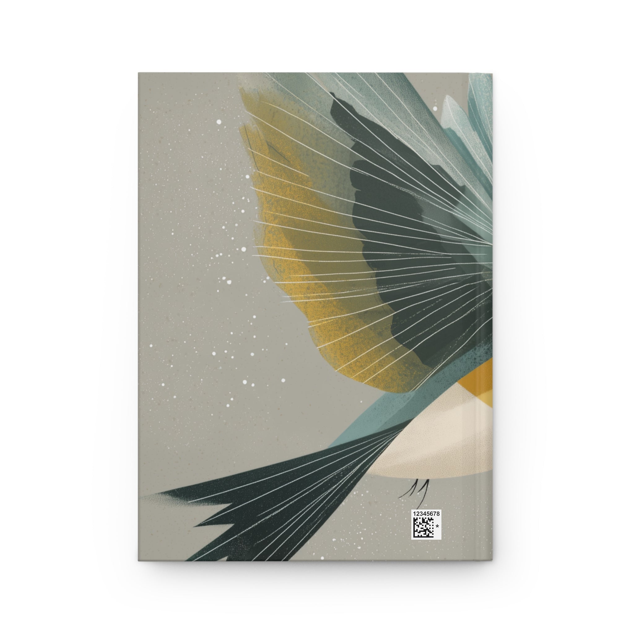 She Flies Forward Hardcover Journal | Motivational Graphic Quiet Lift