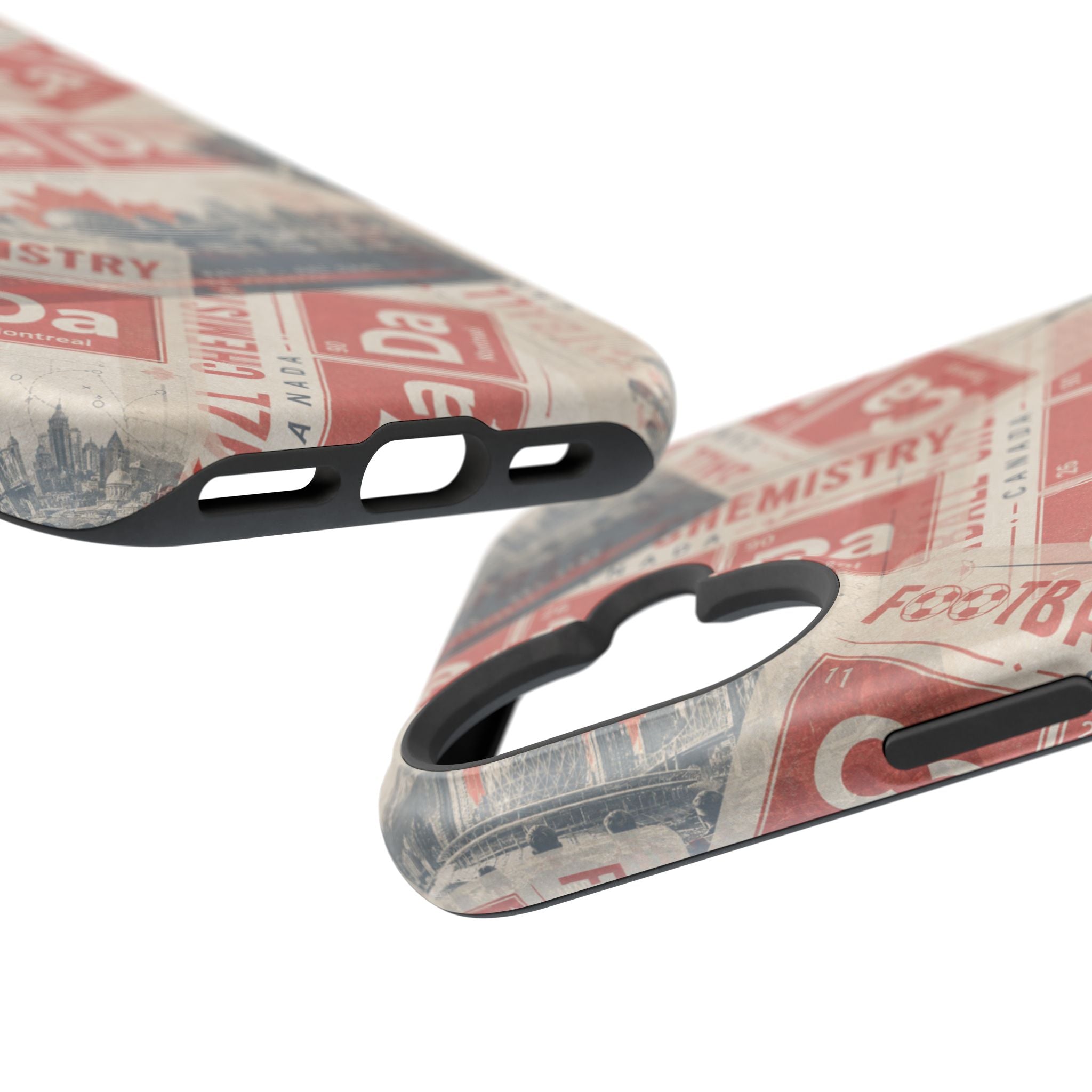 Canada Football Phone Case | Red. The base element.