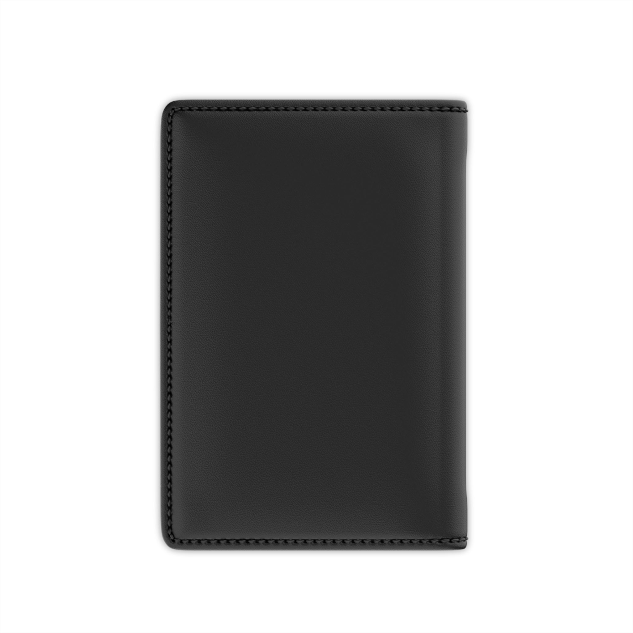 She Flies Forward Passport Holder | Motivational Graphic Deep Horizon Botanical Bird
