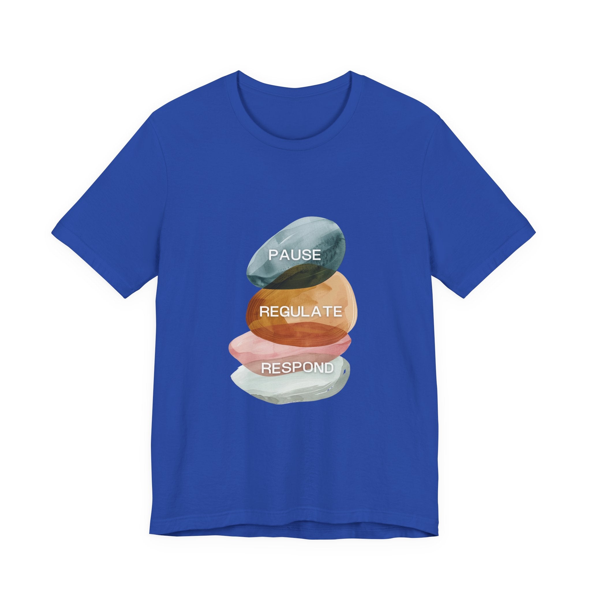 Pause Regulate Respond | Women's Motivational Graphic Vintage Women T-Shirt