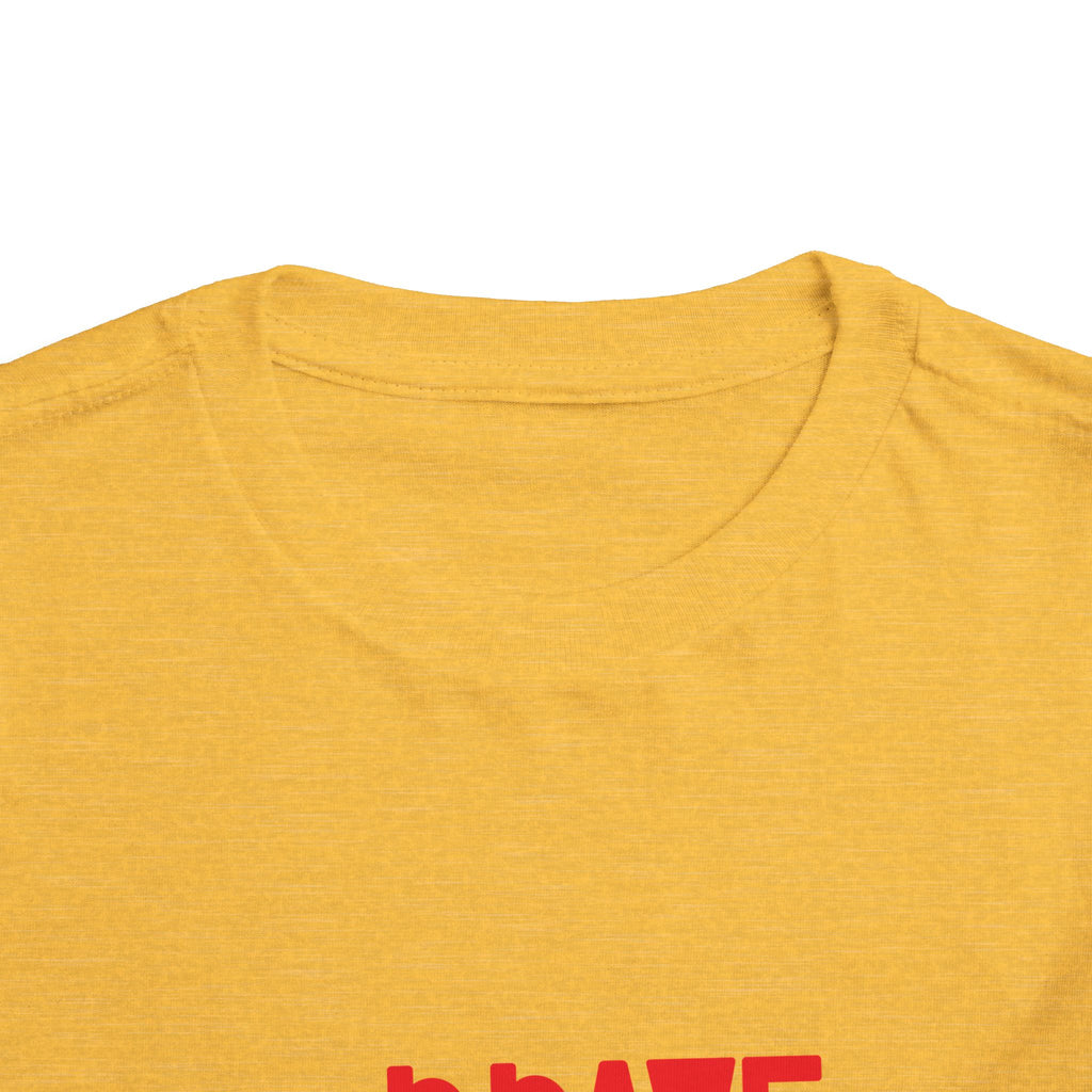 Be Brave Little One | Toddler Motivational Graphic Cute Colourful Lion T-Shirt