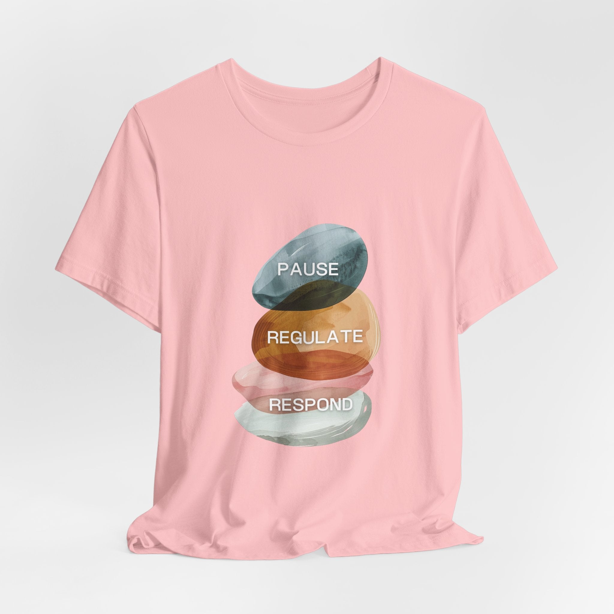 Pause Regulate Respond | Women's Motivational Graphic Vintage Women T-Shirt