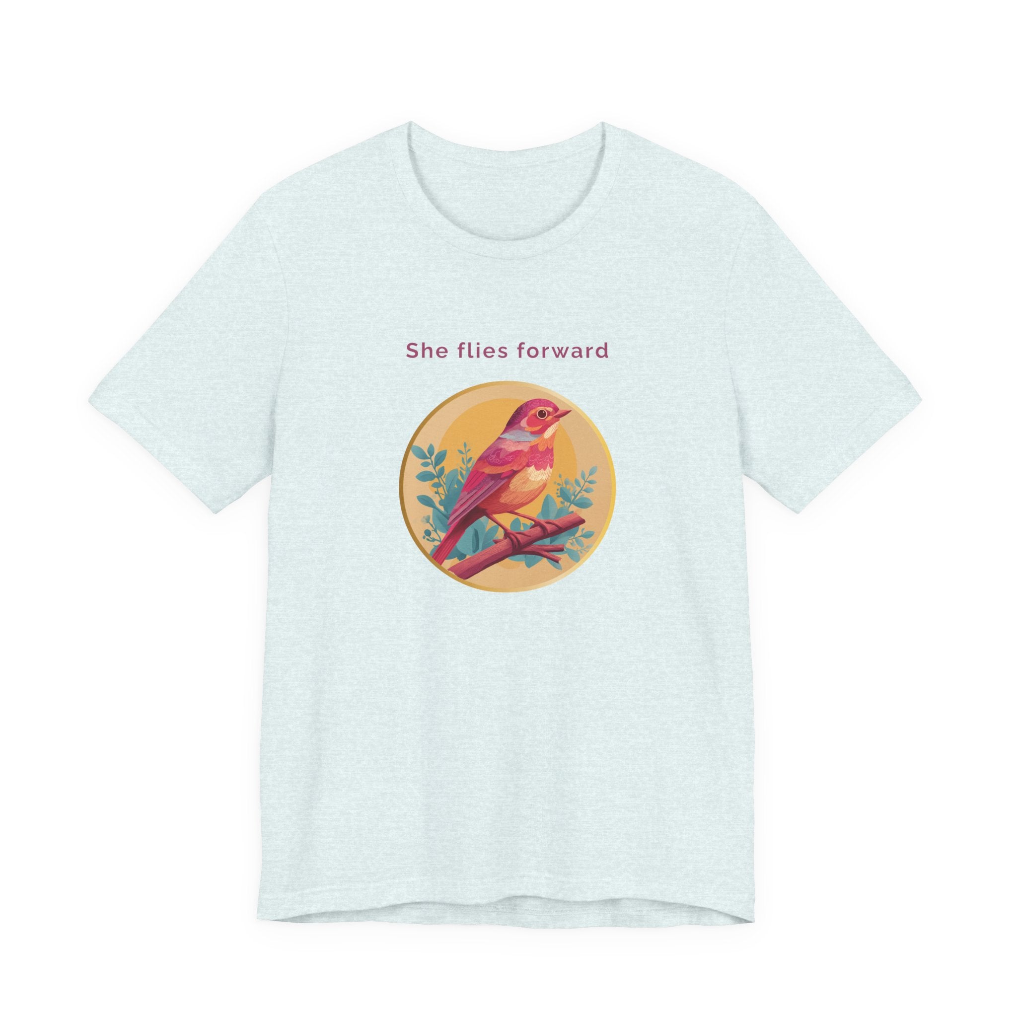 She Flies Forward | Women's Motivational Graphic Soft Ascent T-Shirt