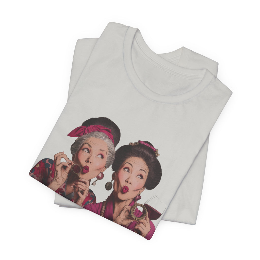 A Little Older Much Clearer | Women's Motivational Graphic Retro Woman Cocktail T-Shirt