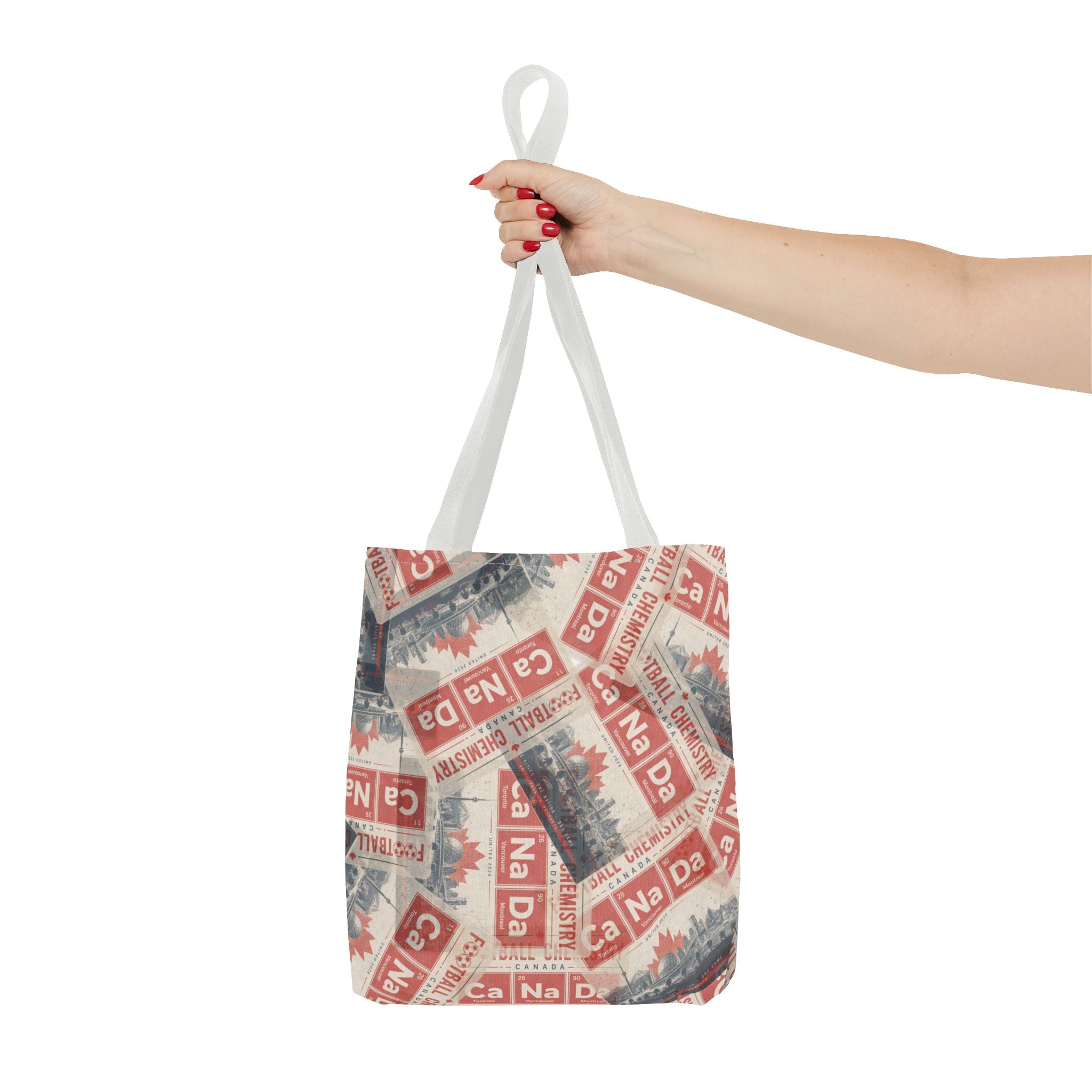 Canada Football Tote Bag | Red. The base element.
