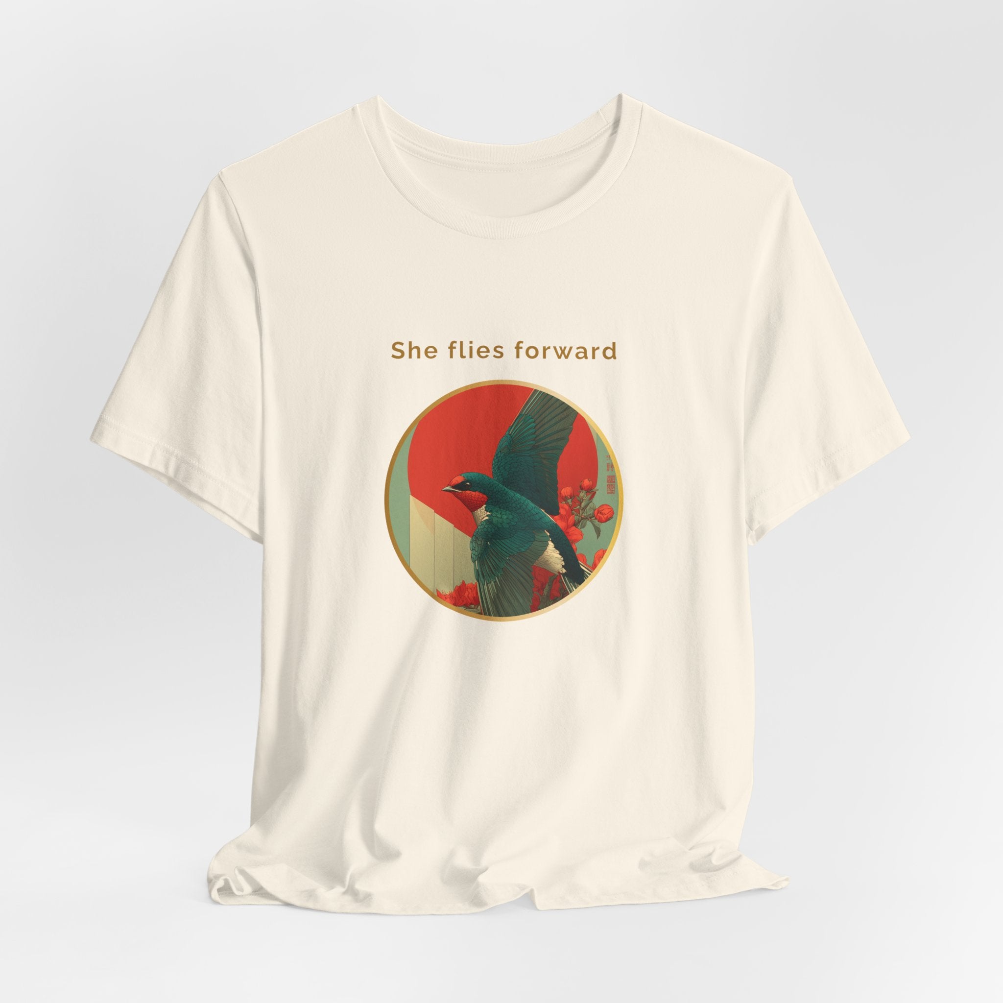 She Flies Forward | Women's Motivational Graphic Forward Flight T-shirt