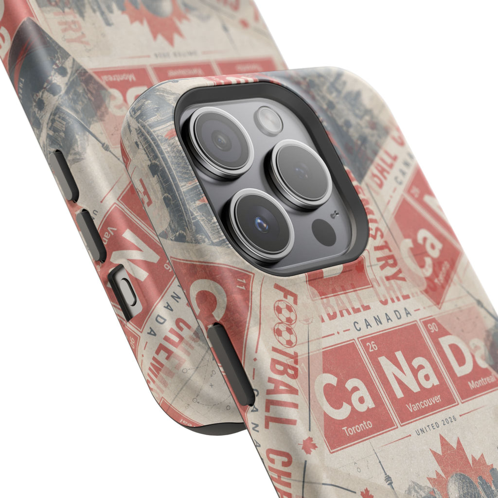 Canada Football Phone Case | Red. The base element.