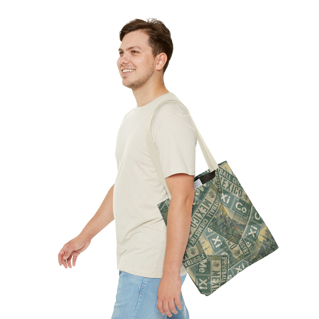 Mexico Football Tote Bag | Green. Bonded loud.