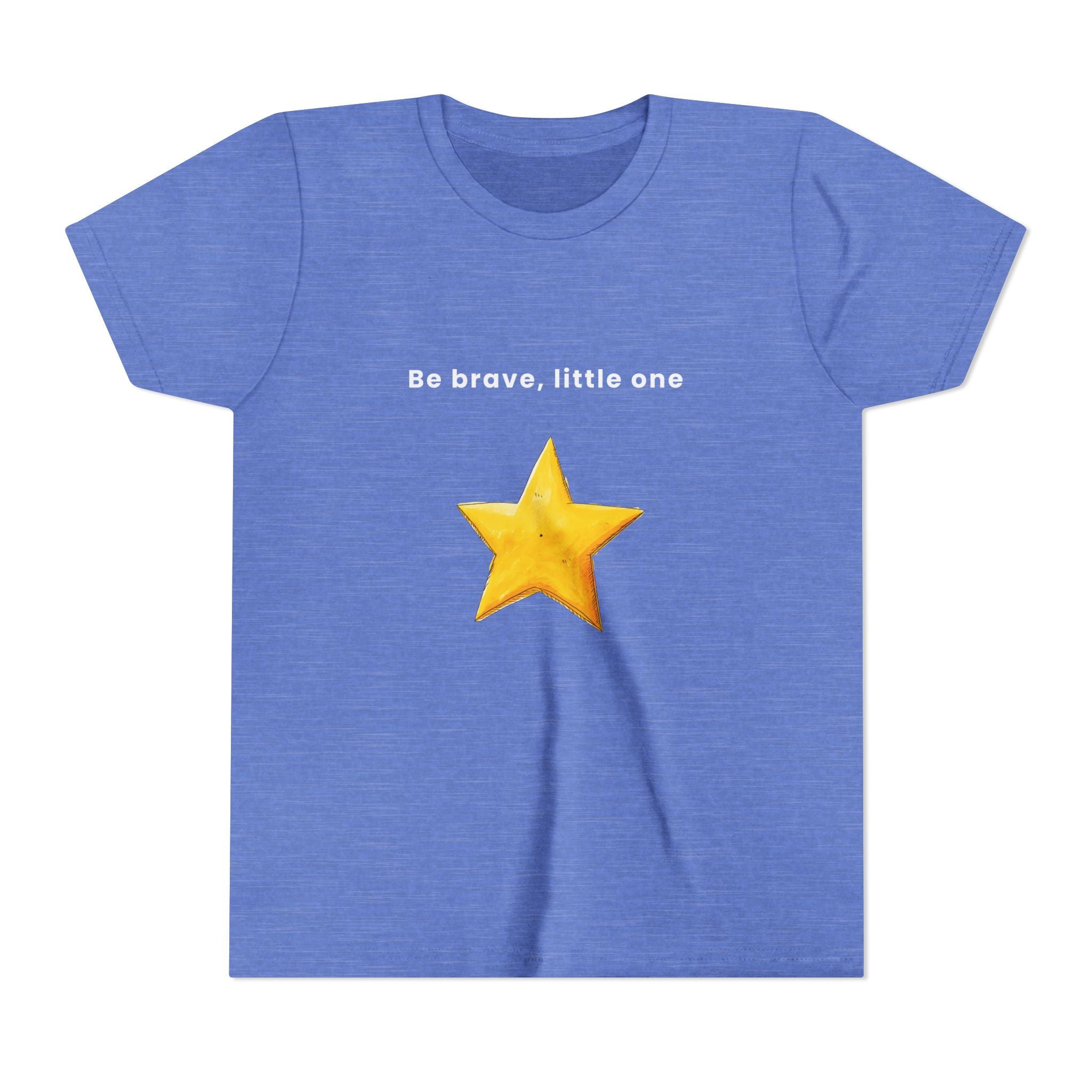 Be Brave Little One | Kids Motivational Graphic Handdrawn Star T-Shirt