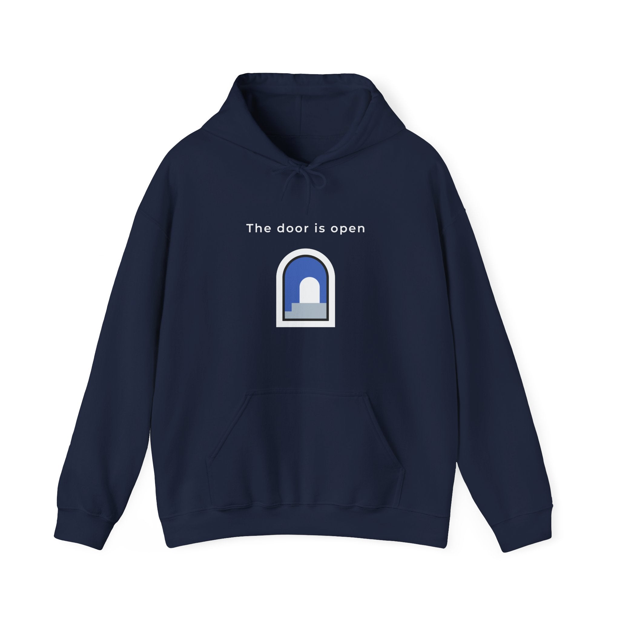 The Door Is Open | Men's Motivational Graphic Door Hoodie