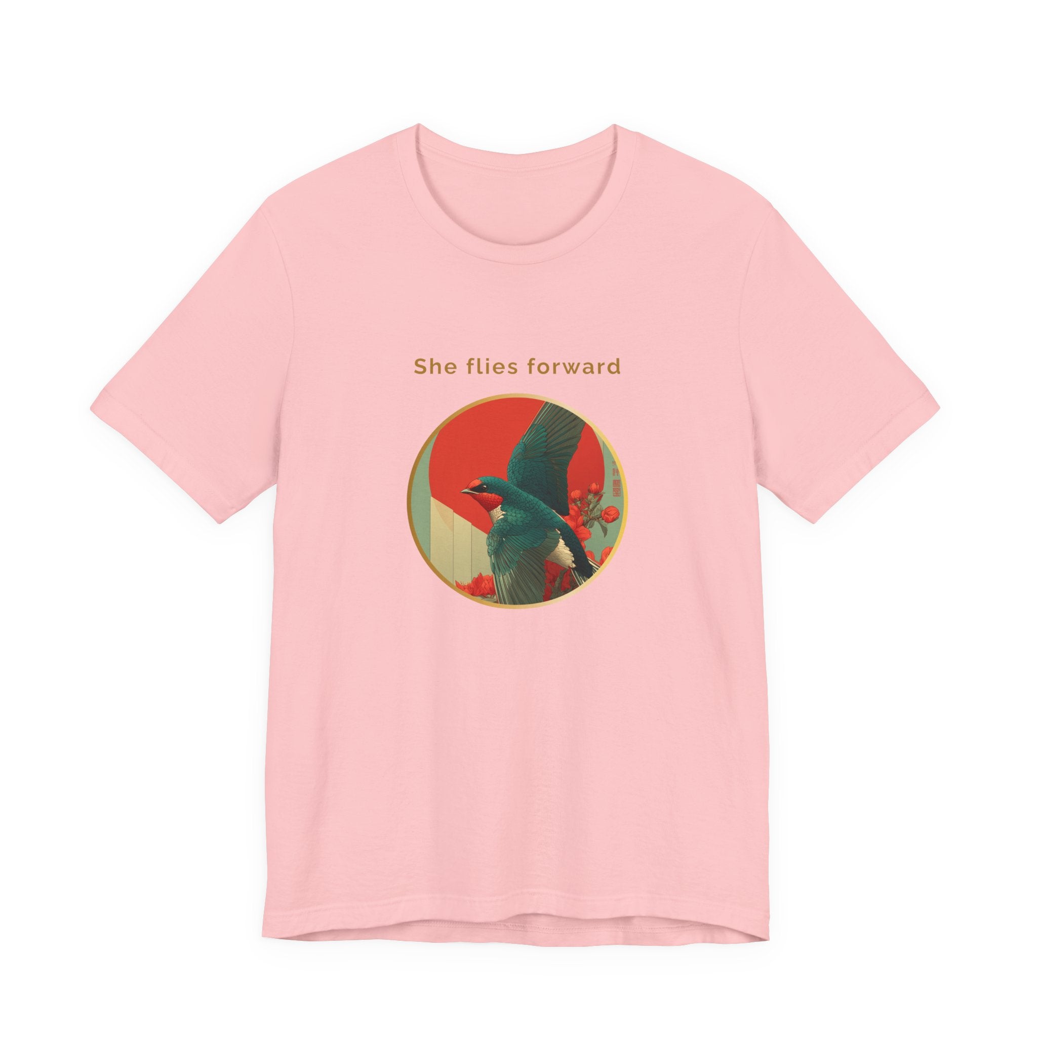 She Flies Forward | Women's Motivational Graphic Forward Flight T-shirt