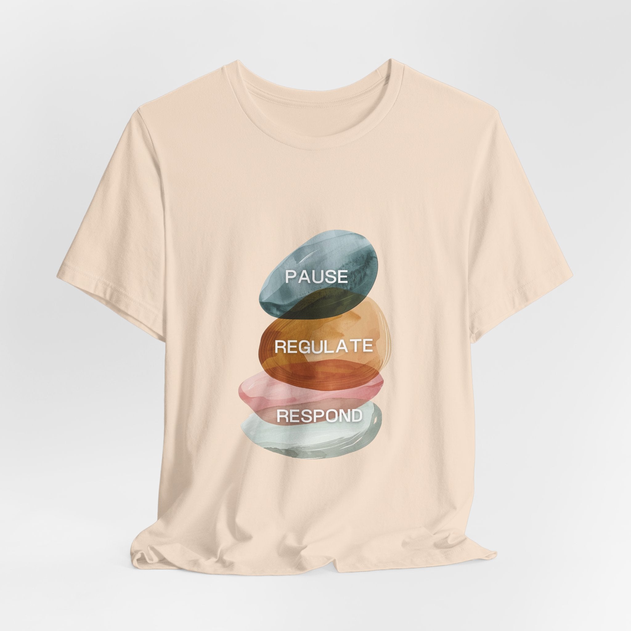 Pause Regulate Respond | Women's Motivational Graphic Vintage Women T-Shirt