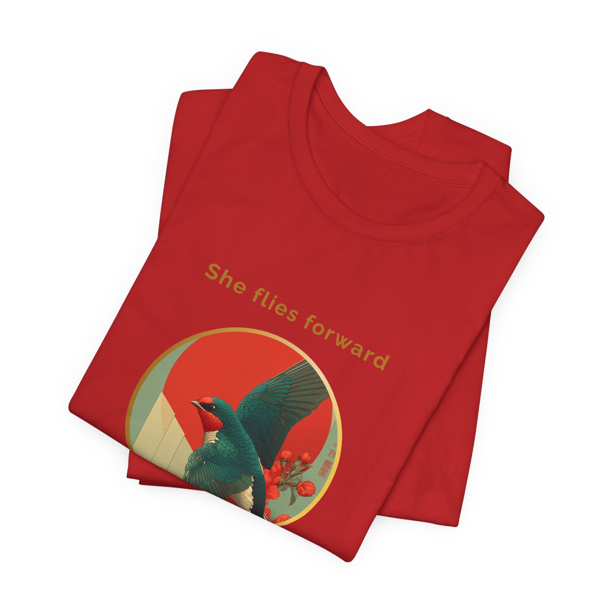 She Flies Forward | Women's Motivational Graphic Forward Flight T-shirt