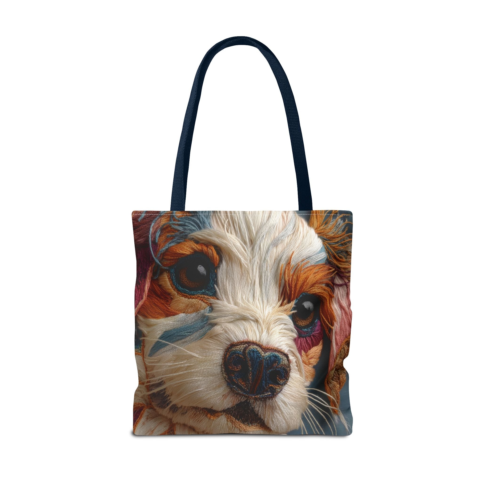 Caboodle dog Cotton Tote Bag | 3D Embroidery style