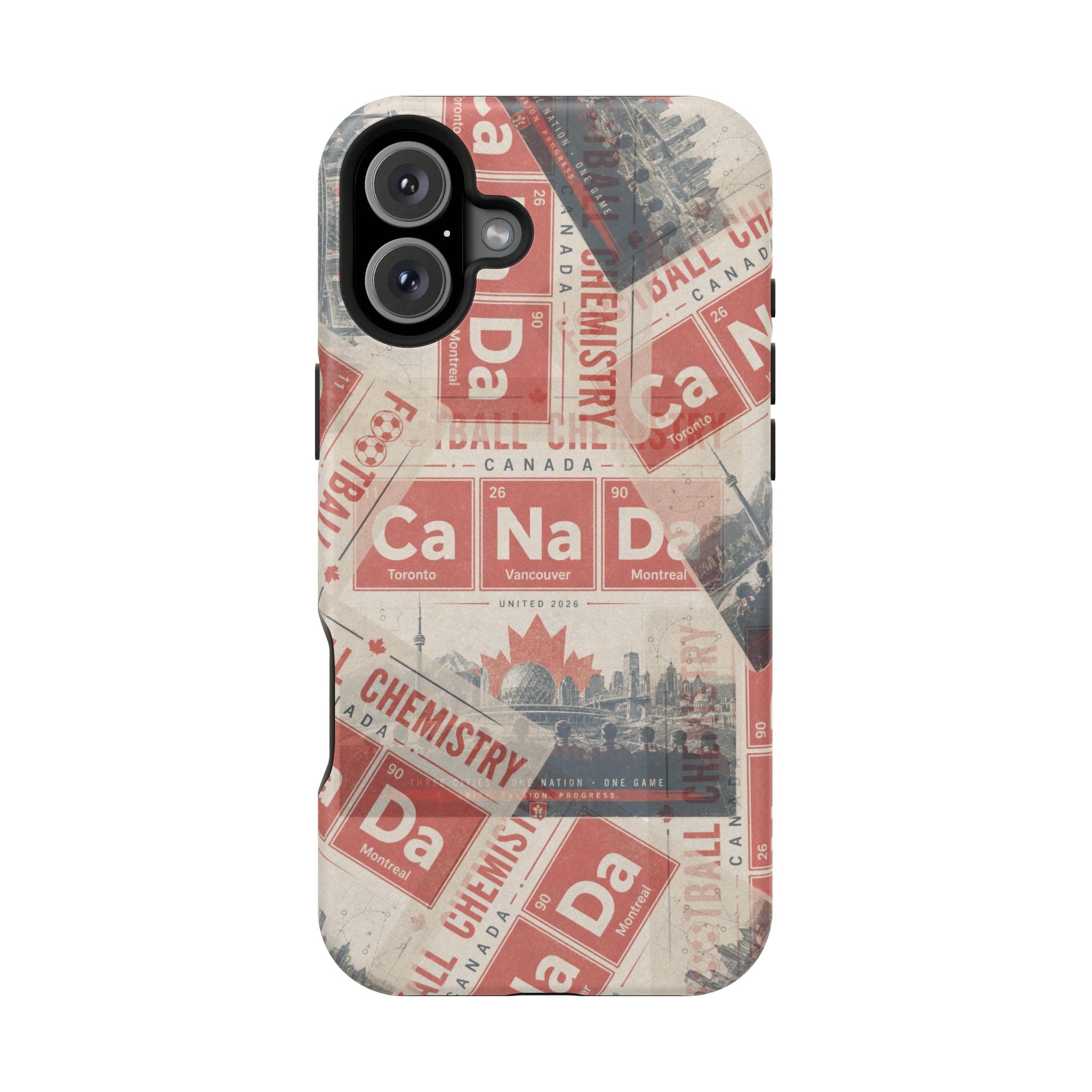 Canada Football Phone Case | Red. The base element.