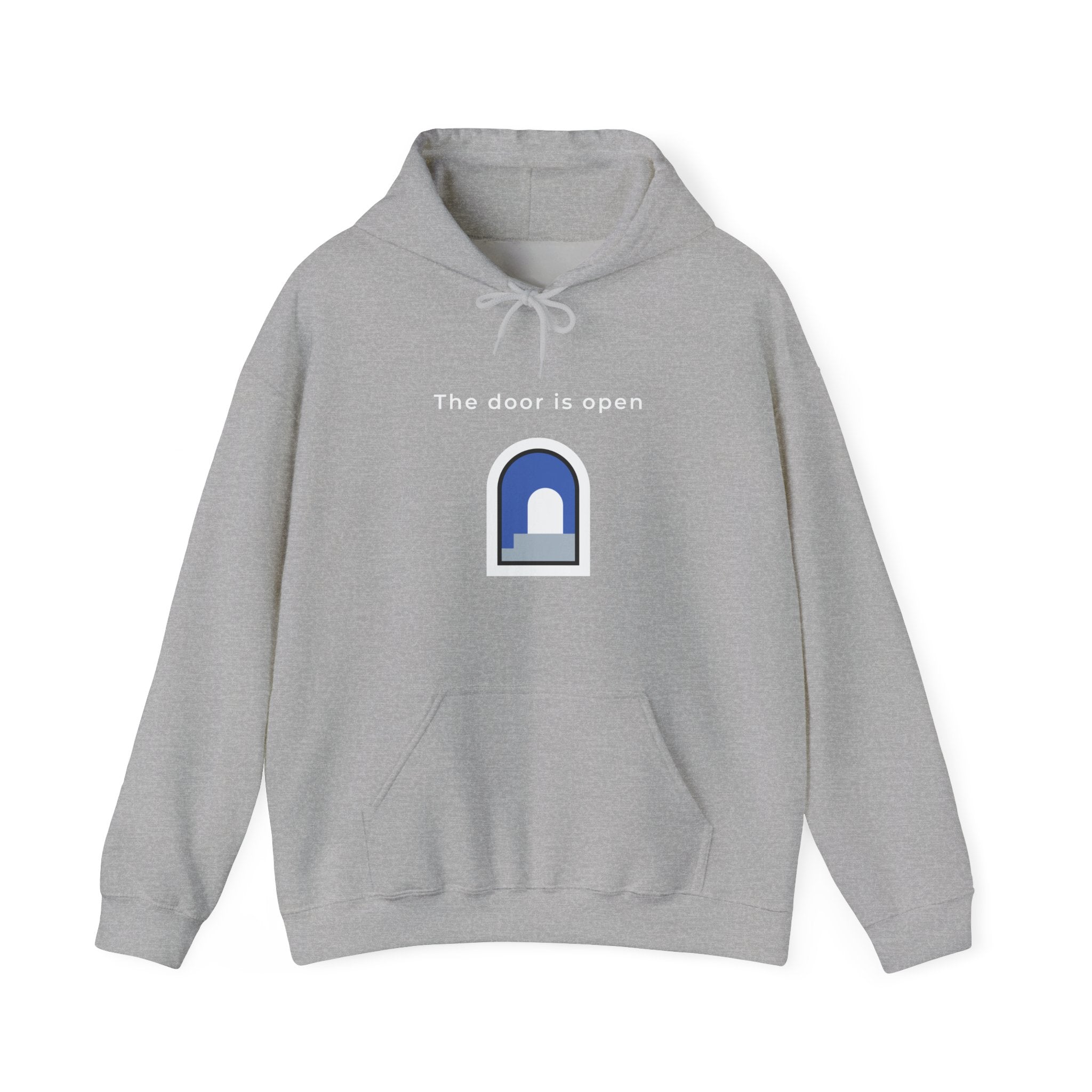 The Door Is Open | Men's Motivational Graphic Door Hoodie