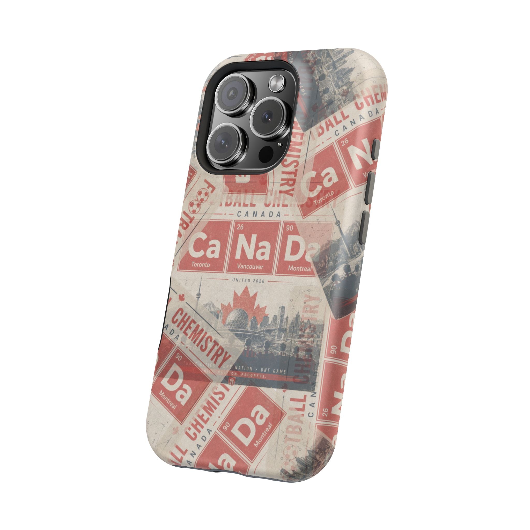 Canada Football Phone Case | Red. The base element.