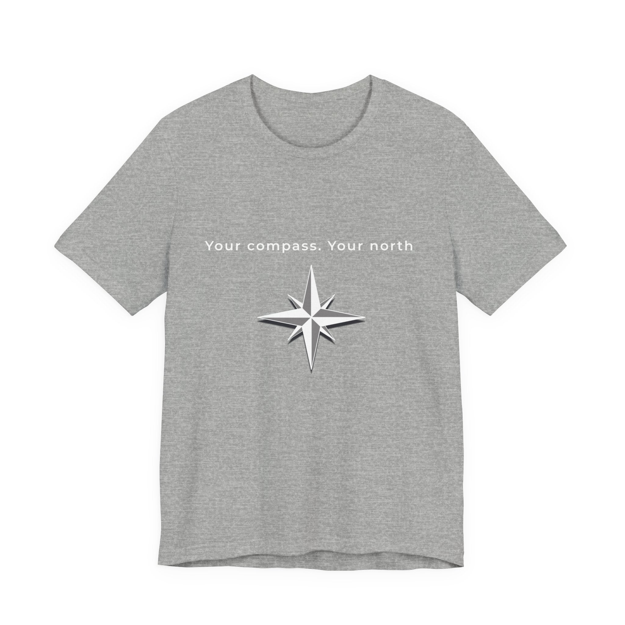 Your Compass. Your North | Men's Motivational Graphic Compass T-Shirt