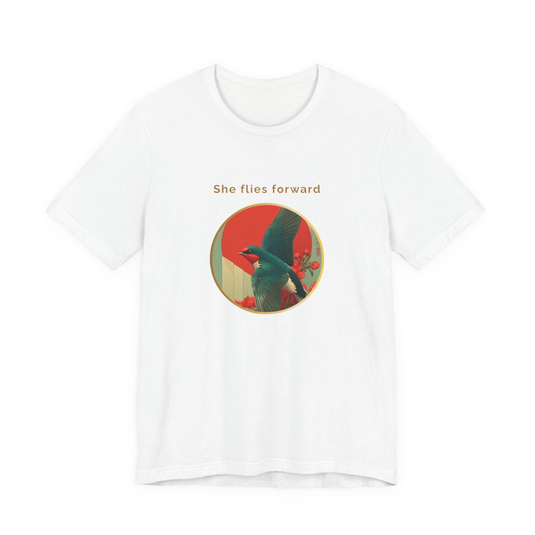 She Flies Forward | Women's Motivational Graphic Forward Flight T-shirt