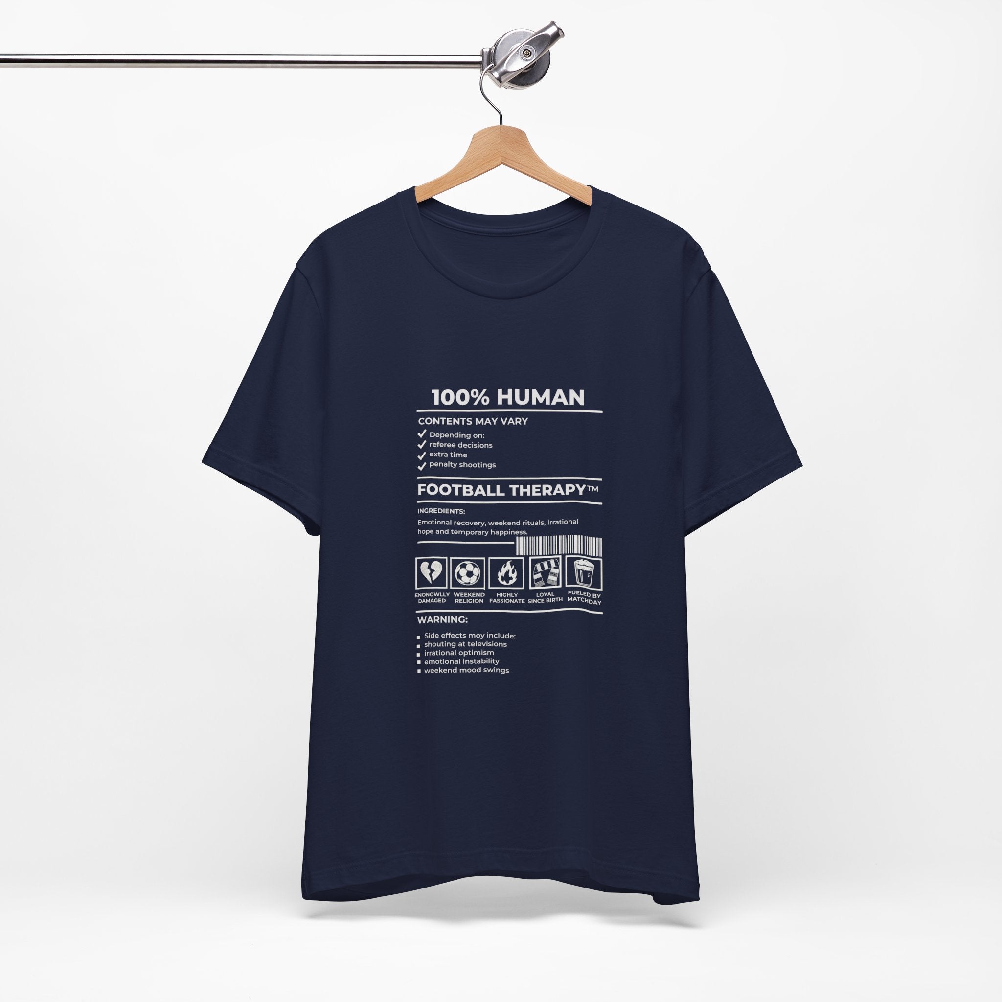 Football Tee | Scan me. It's football all the way down.
