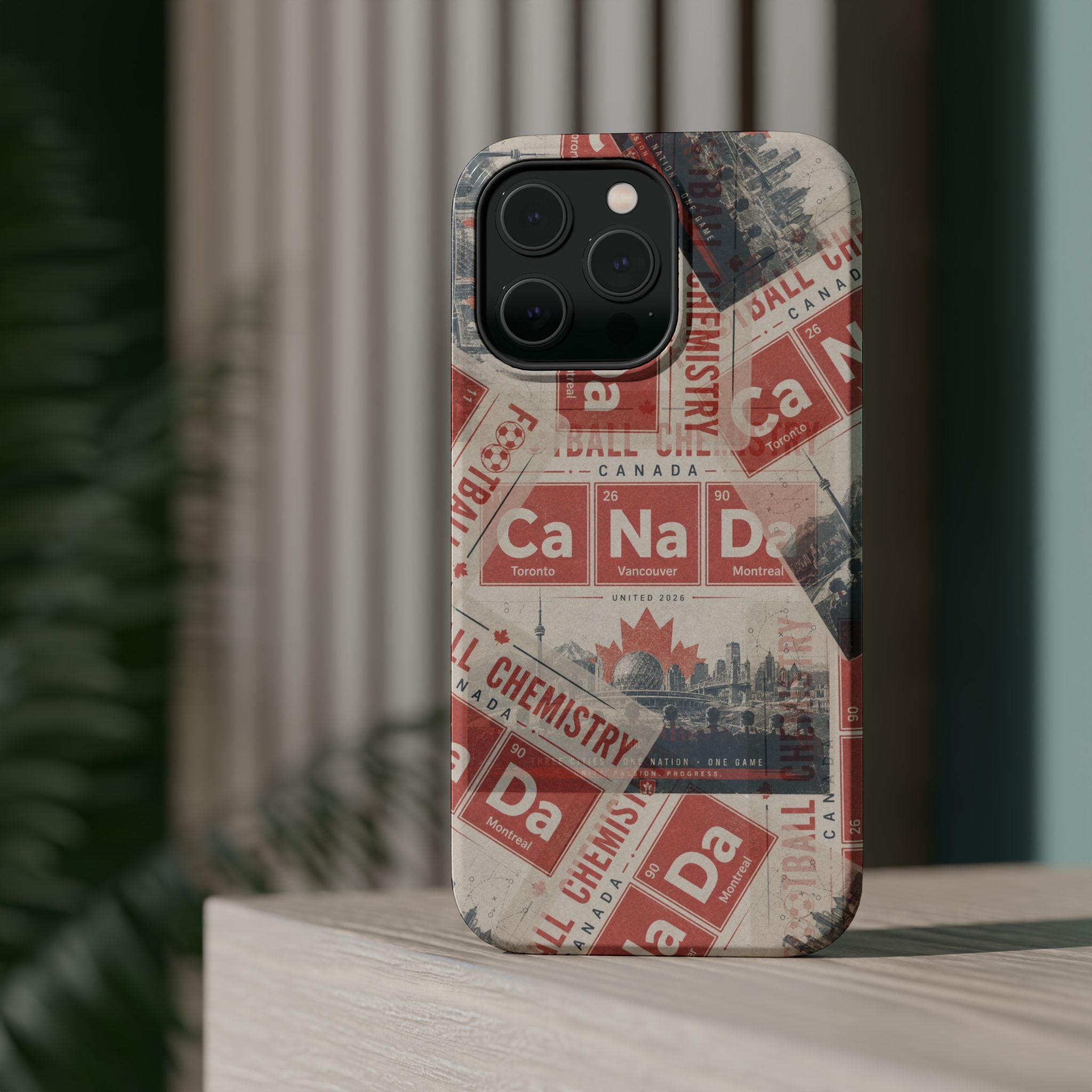 Canada Football Phone Case | Red. The base element.
