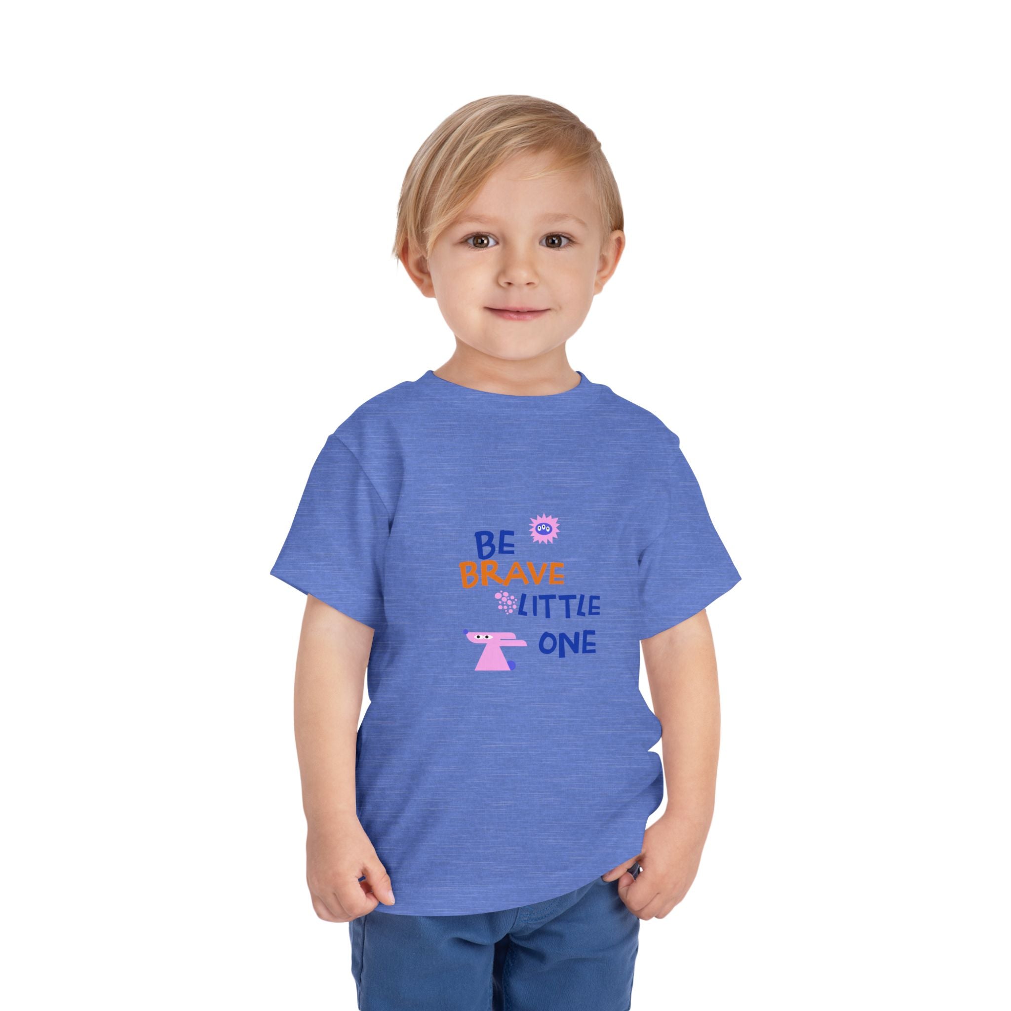 Be Brave Little One | Toddler Motivational Graphic Cute Motivational print T-Shirt